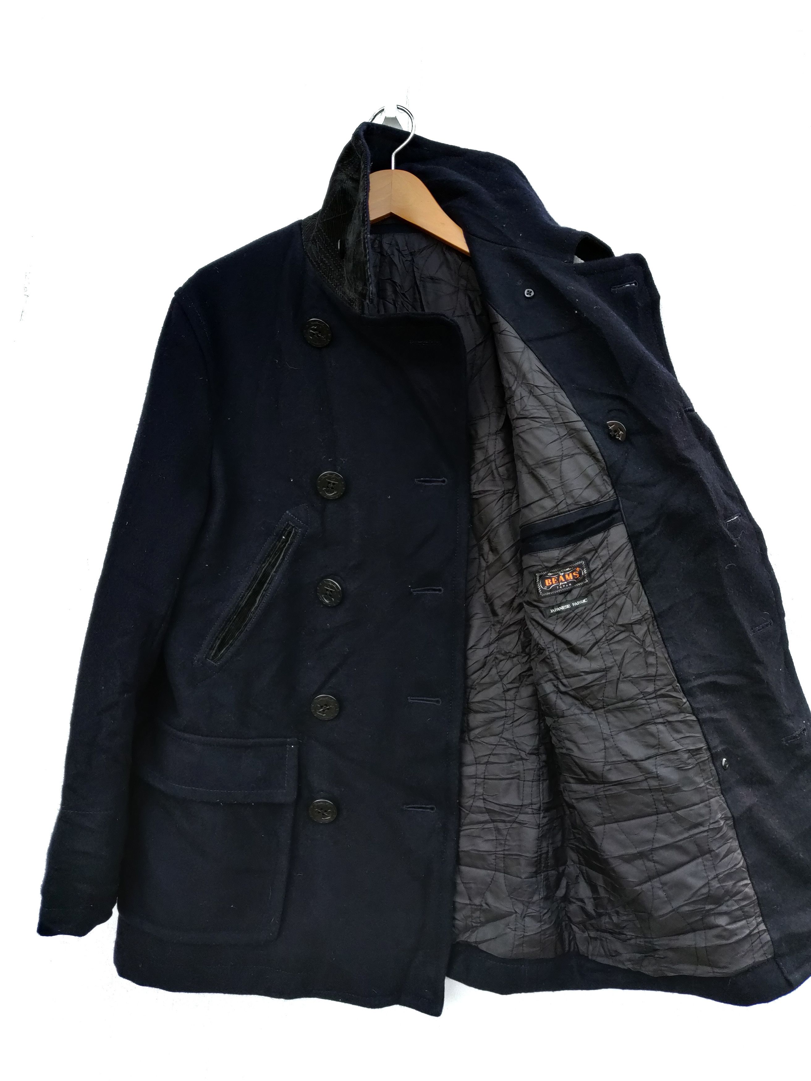 Beams Wool Button Up Jacket