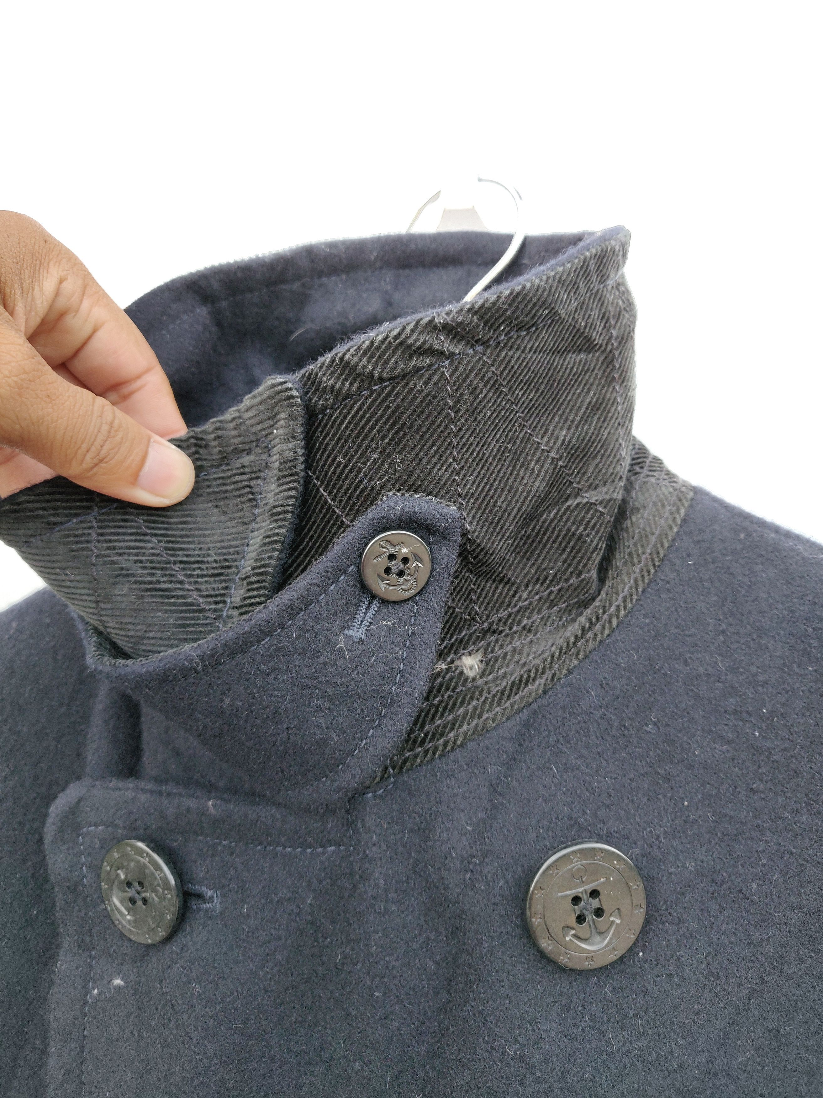 Beams Wool Button Up Jacket