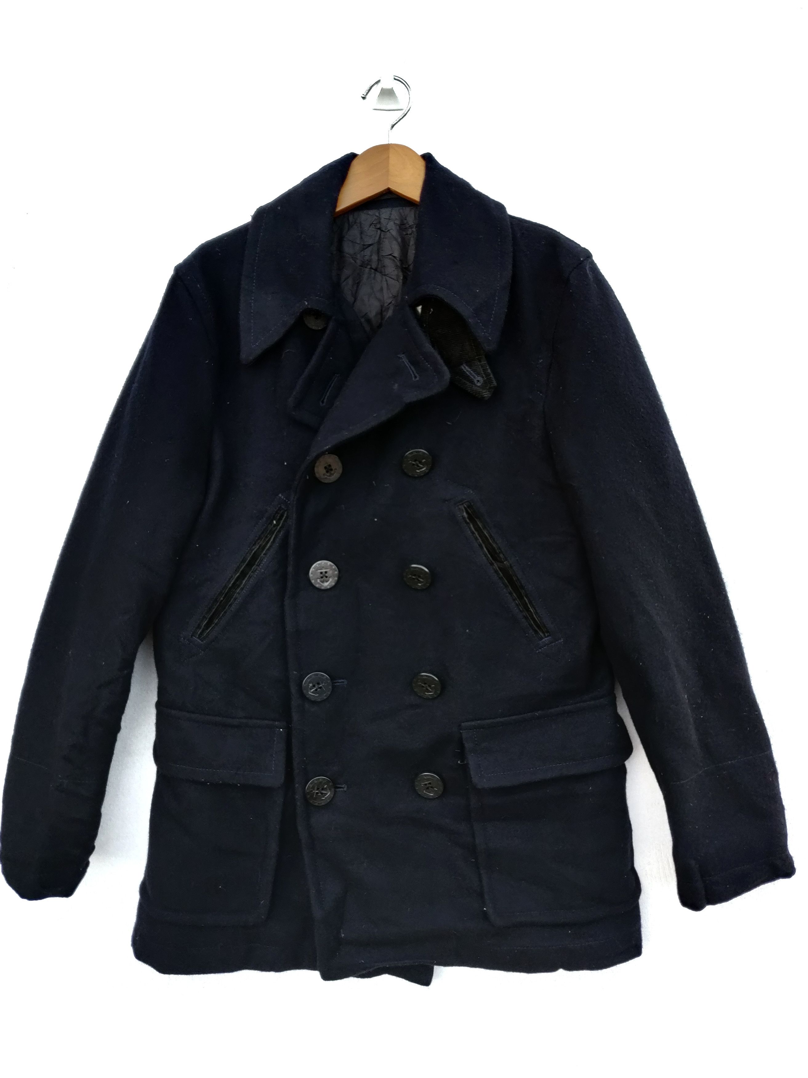 Beams Wool Button Up Jacket