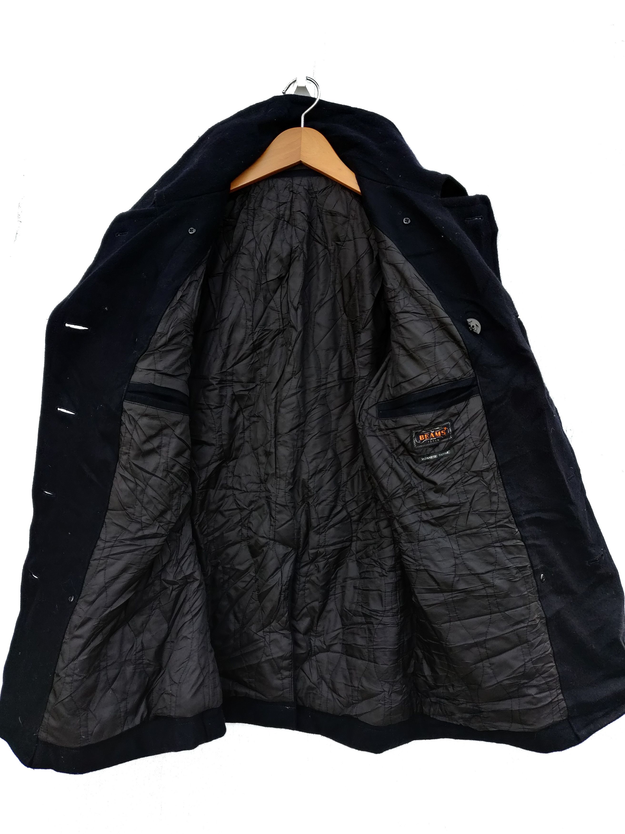 Beams Wool Button Up Jacket