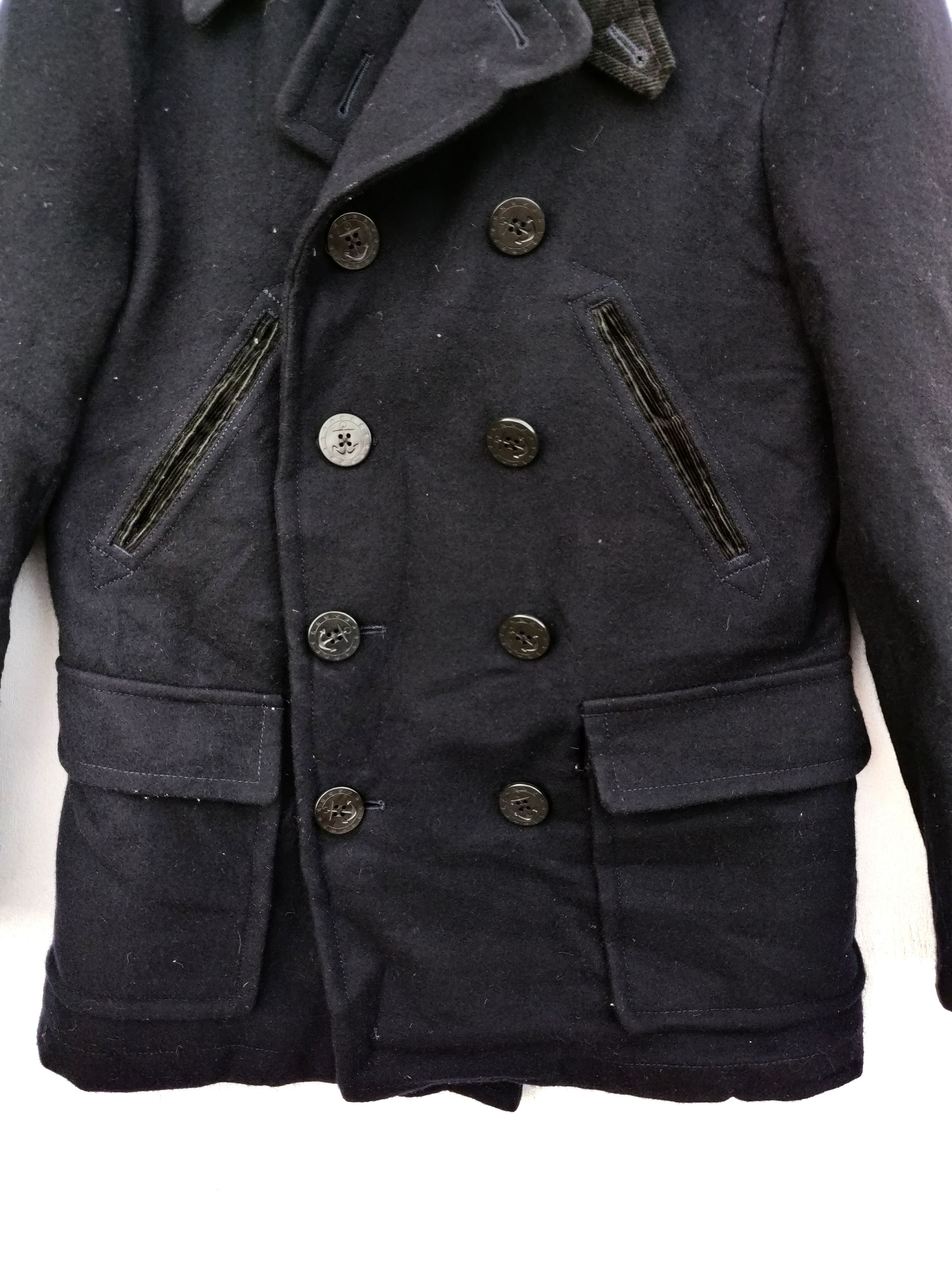 Beams Wool Button Up Jacket