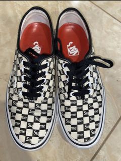 Supreme Checkered Vans | Grailed