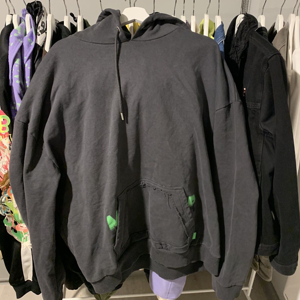 M+Rc Noir Grey M＋RC NOIR hoodie XL | Grailed