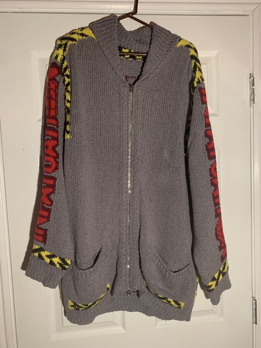 Stella McCartney Sunset Zip up infatuation cardigan knit sweater