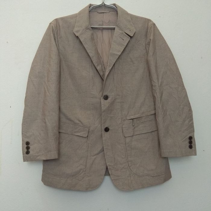 Vintage Maurizio Baldassari Designer Vintage Tan Blazer Coat Jacket ...