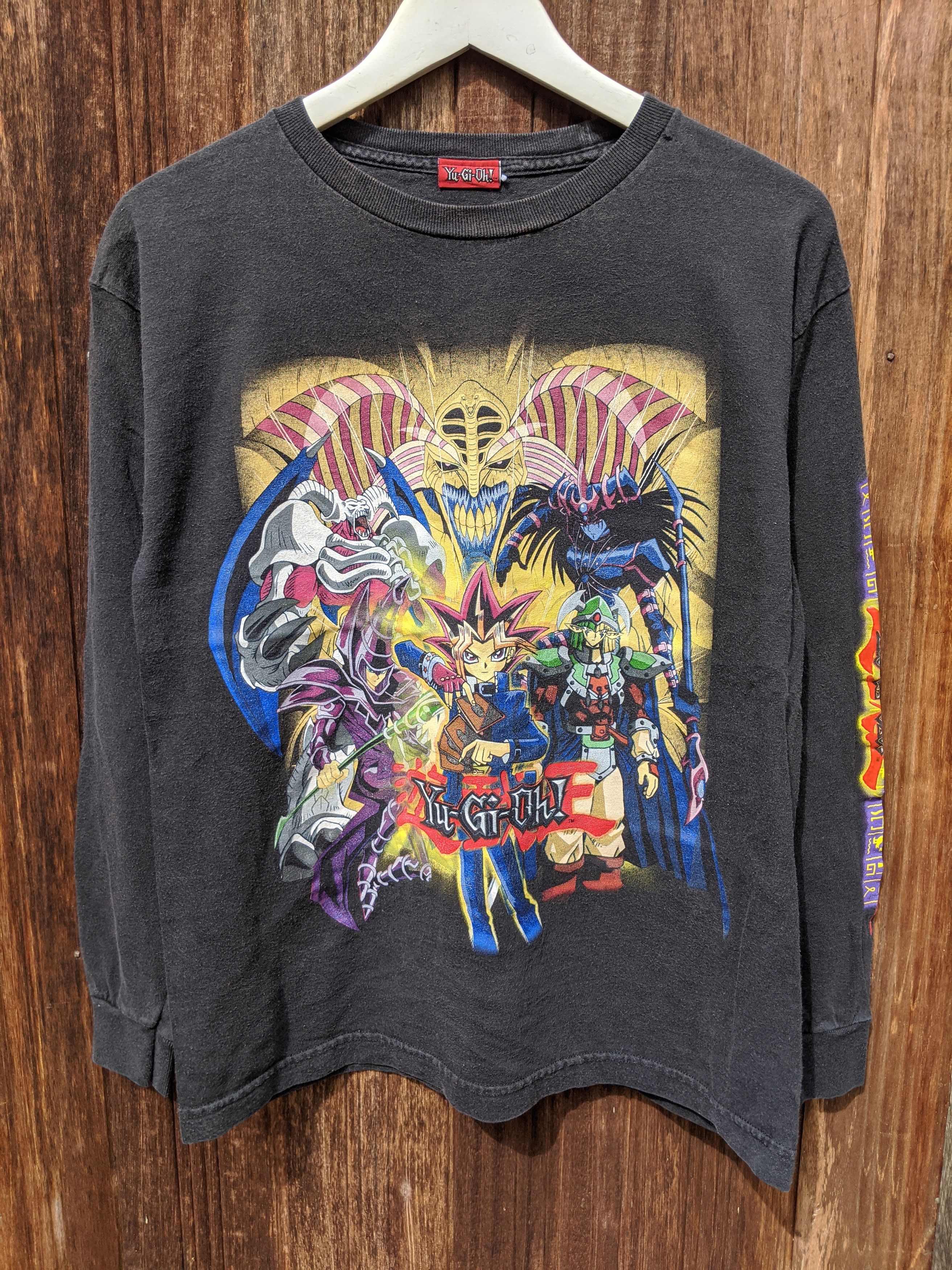 Anime Vintage 90s anime Yu-Gi-Oh longsleeve Size US M / EU 48-50 / 2 - 1 Thumbnail