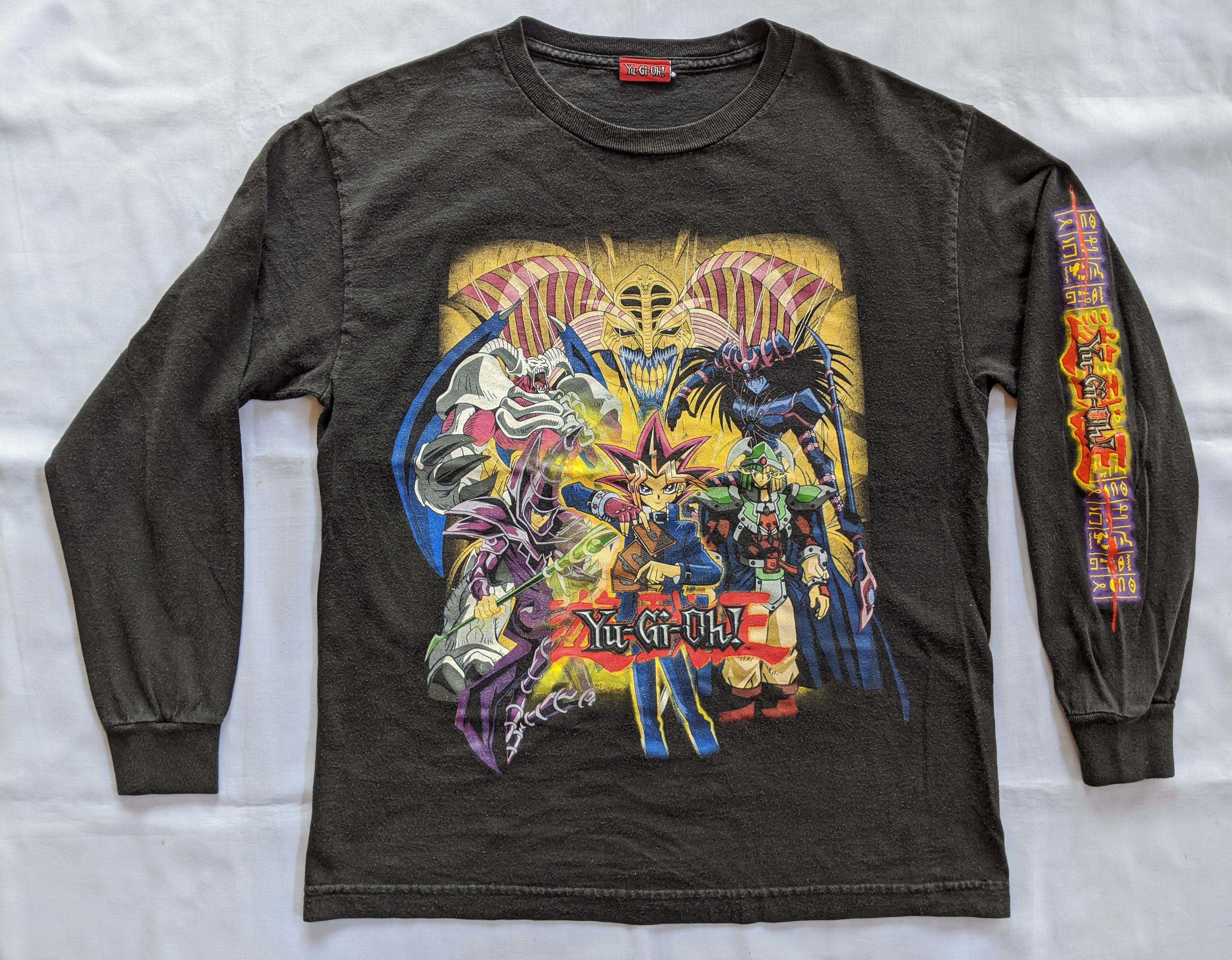 Anime Vintage 90s anime Yu-Gi-Oh longsleeve Size US M / EU 48-50 / 2 - 2 Thumbnail