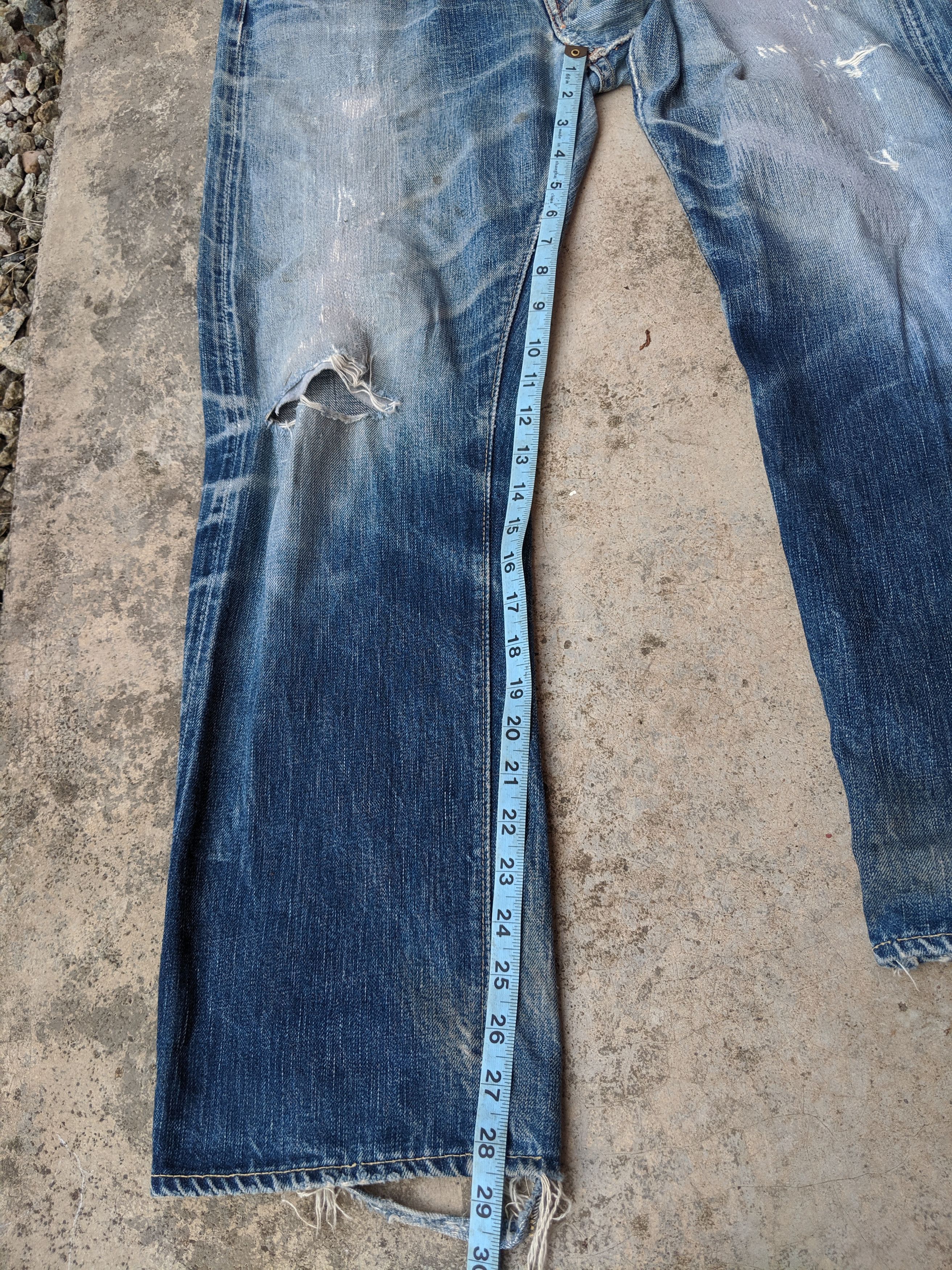 Full Count & Co. Japan denim Full Count & Co Distressed Selvedge denim Size US 32 / EU 48 - 12 Thumbnail
