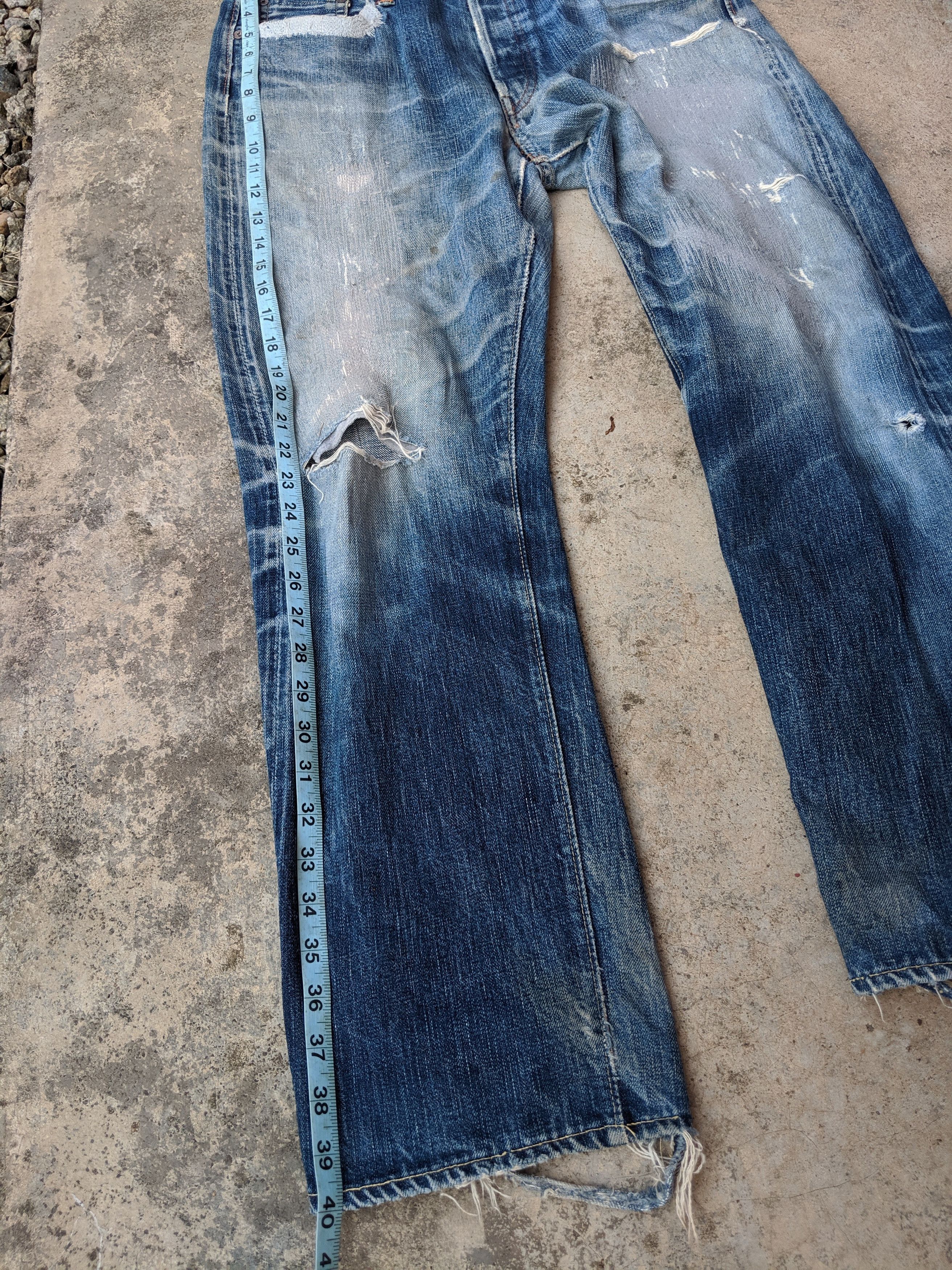 Full Count & Co. Japan denim Full Count & Co Distressed Selvedge denim Size US 32 / EU 48 - 10 Thumbnail
