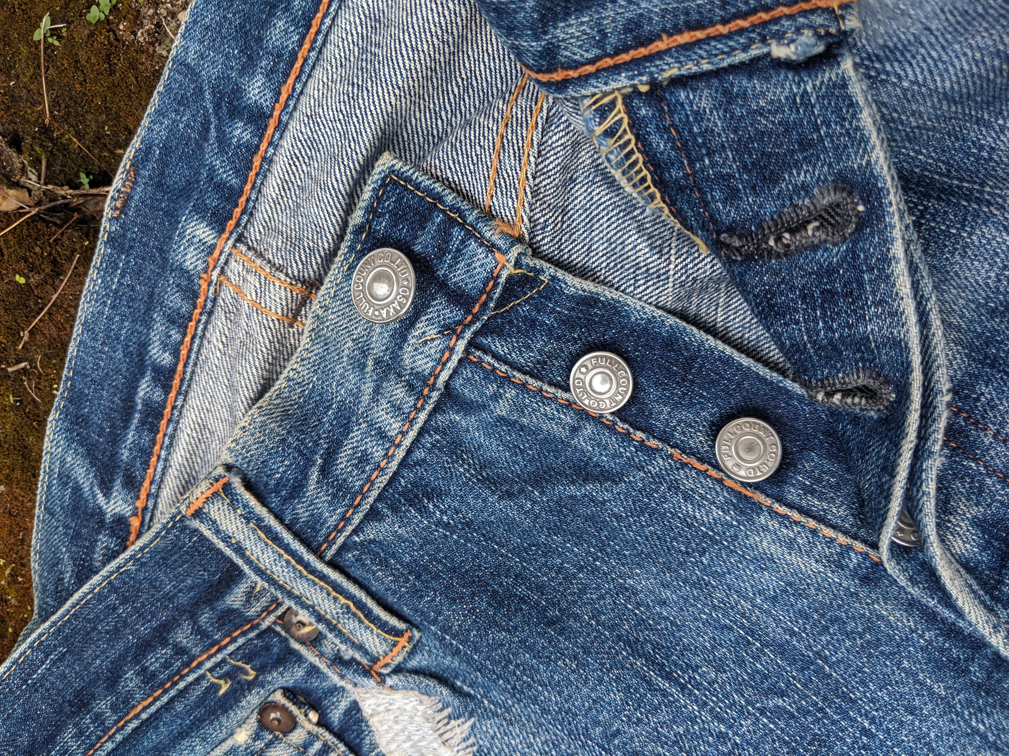 Full Count & Co. Japan denim Full Count & Co Distressed Selvedge denim Size US 32 / EU 48 - 8 Thumbnail