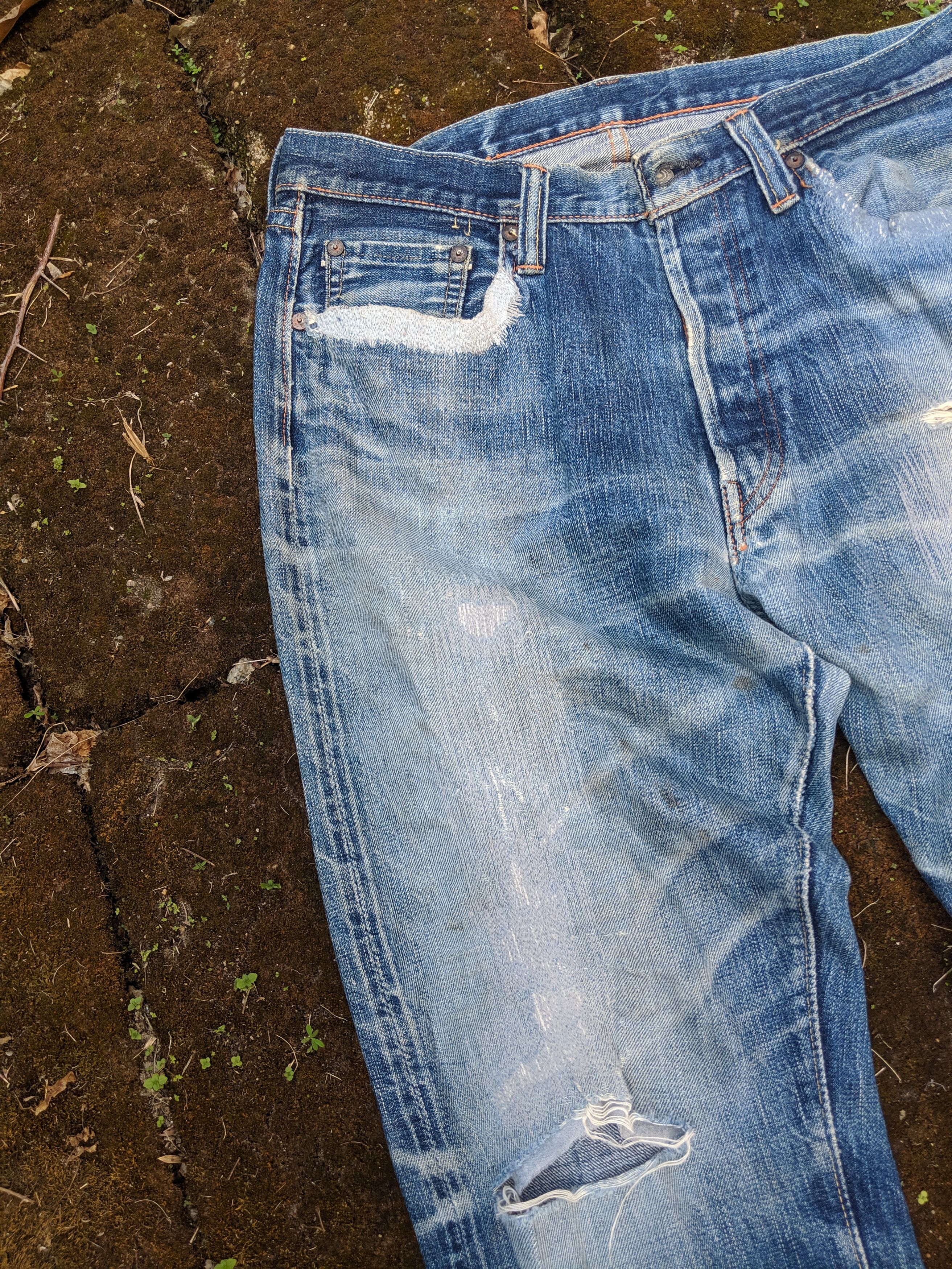 Full Count & Co. Japan denim Full Count & Co Distressed Selvedge denim Size US 32 / EU 48 - 7 Thumbnail