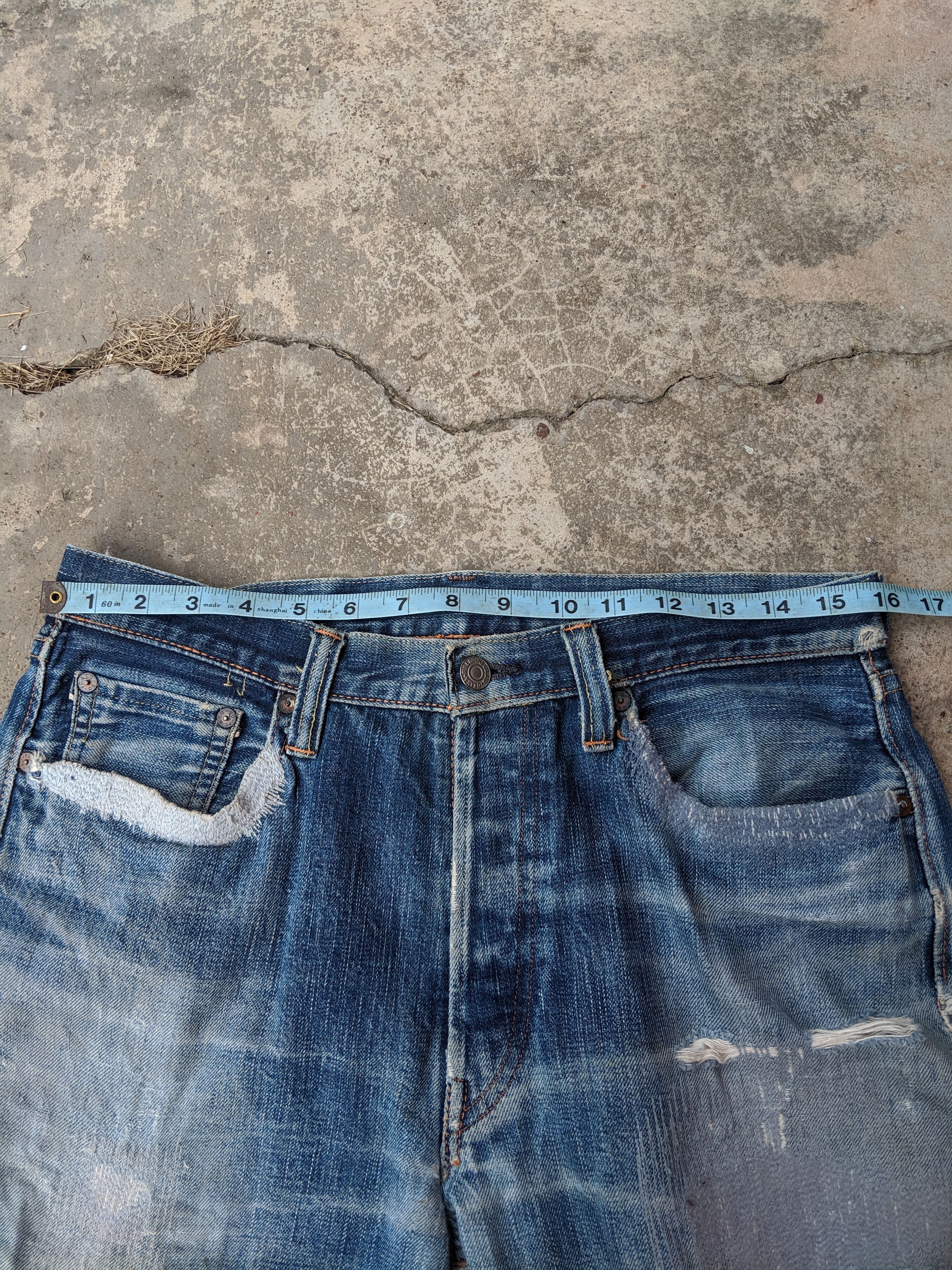 Full Count & Co. Japan denim Full Count & Co Distressed Selvedge denim Size US 32 / EU 48 - 14 Thumbnail