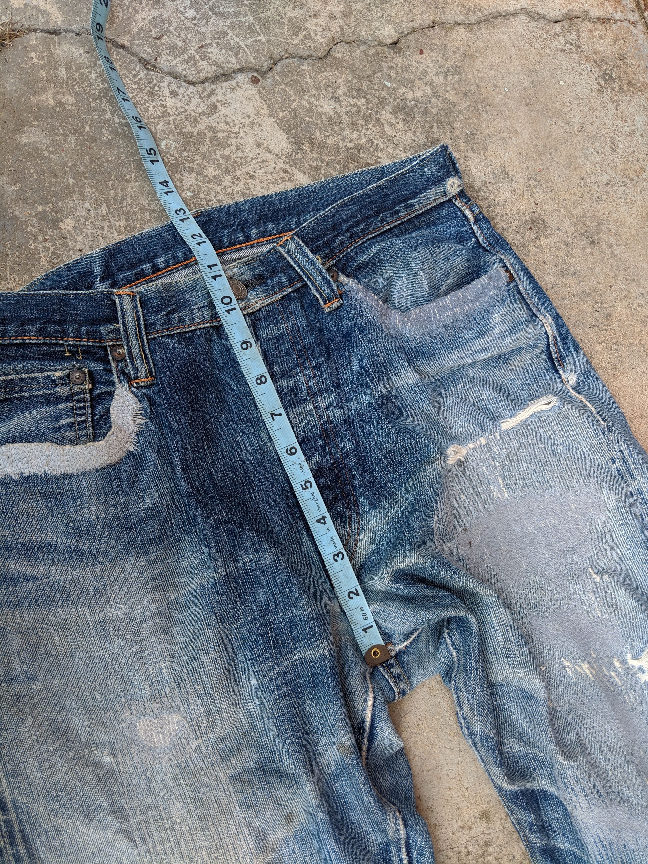 Full Count & Co. Japan denim Full Count & Co Distressed Selvedge denim Size US 32 / EU 48 - 13 Thumbnail
