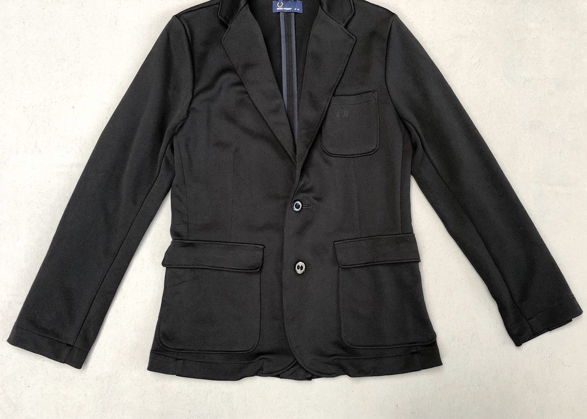 Fred Perry Fred Perry Men Jersey Tailored Plan Blazer Jacket Size 38S - 5 Thumbnail