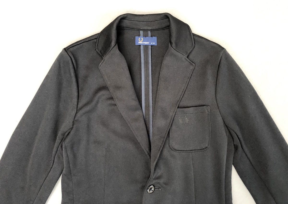 Fred Perry Fred Perry Men Jersey Tailored Plan Blazer Jacket Size 38S - 4 Thumbnail