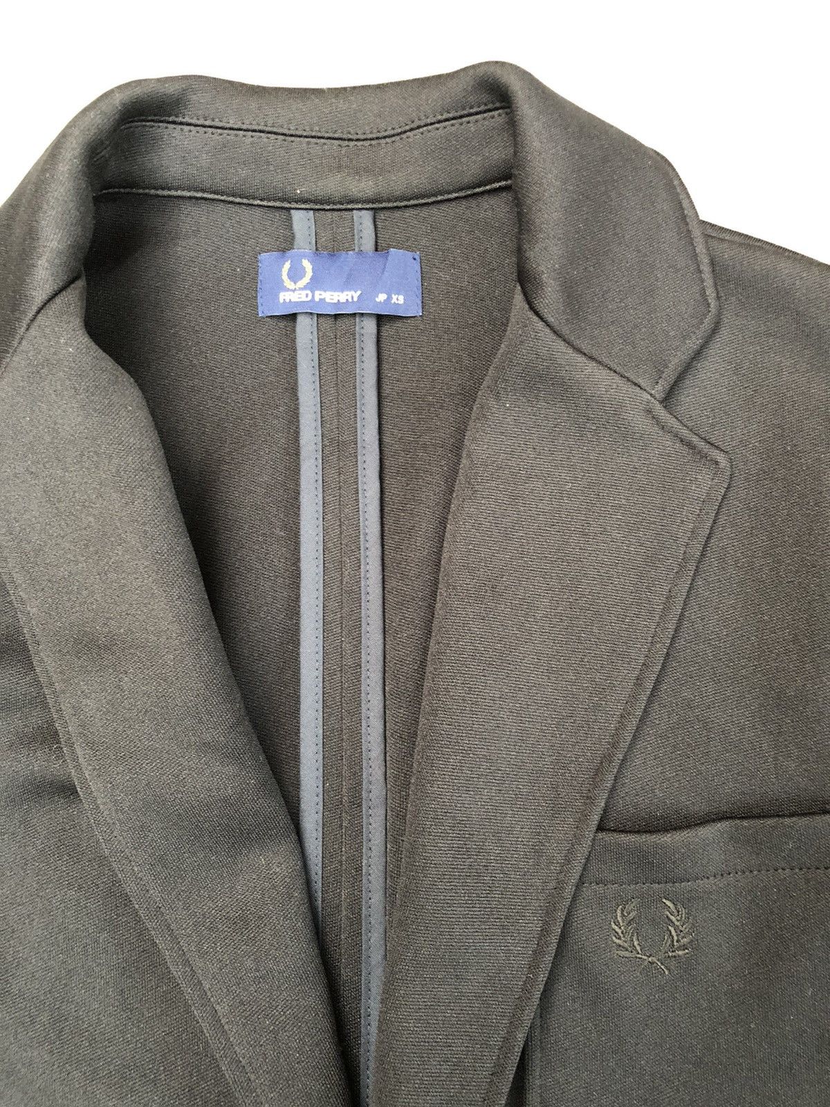 Fred Perry Fred Perry Men Jersey Tailored Plan Blazer Jacket Size 38S - 1 Thumbnail