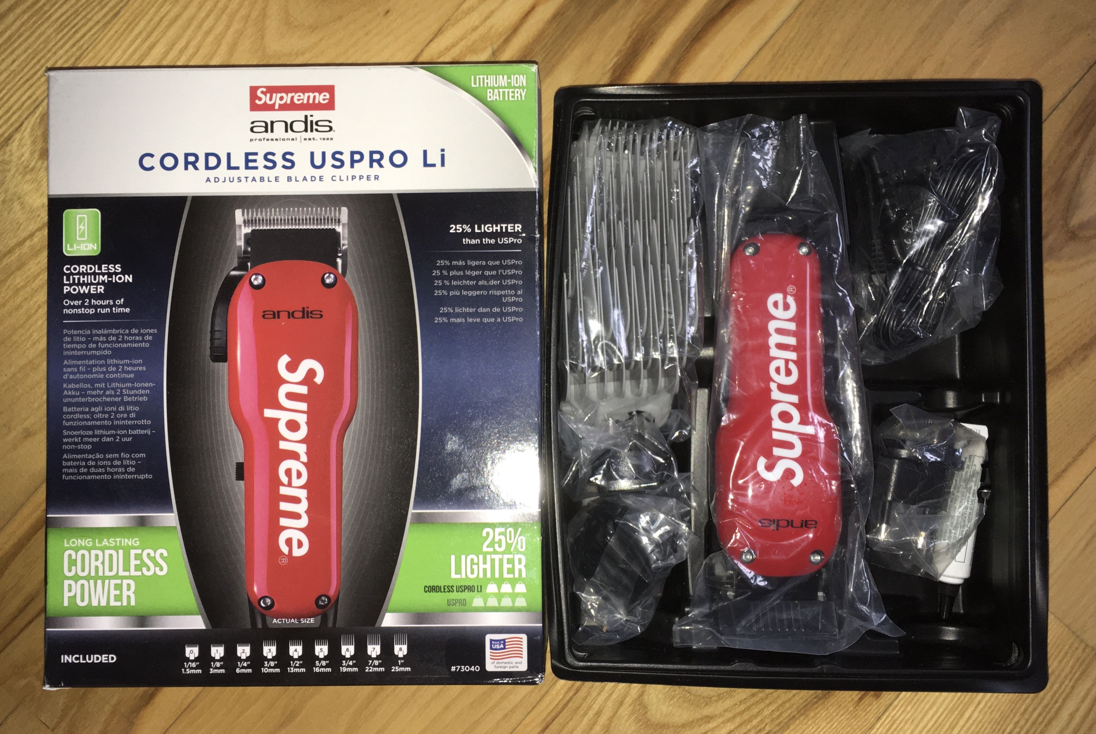 Supreme SUPREME X ANDIS CORDLESS USPRO Li adjustable blade clipper | Grailed
