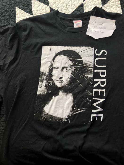 Supreme mona hot sale lisa shirt