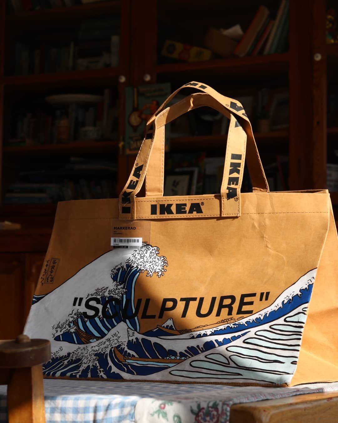 virgil abloh x ikea markerad bag, Size: 33L 