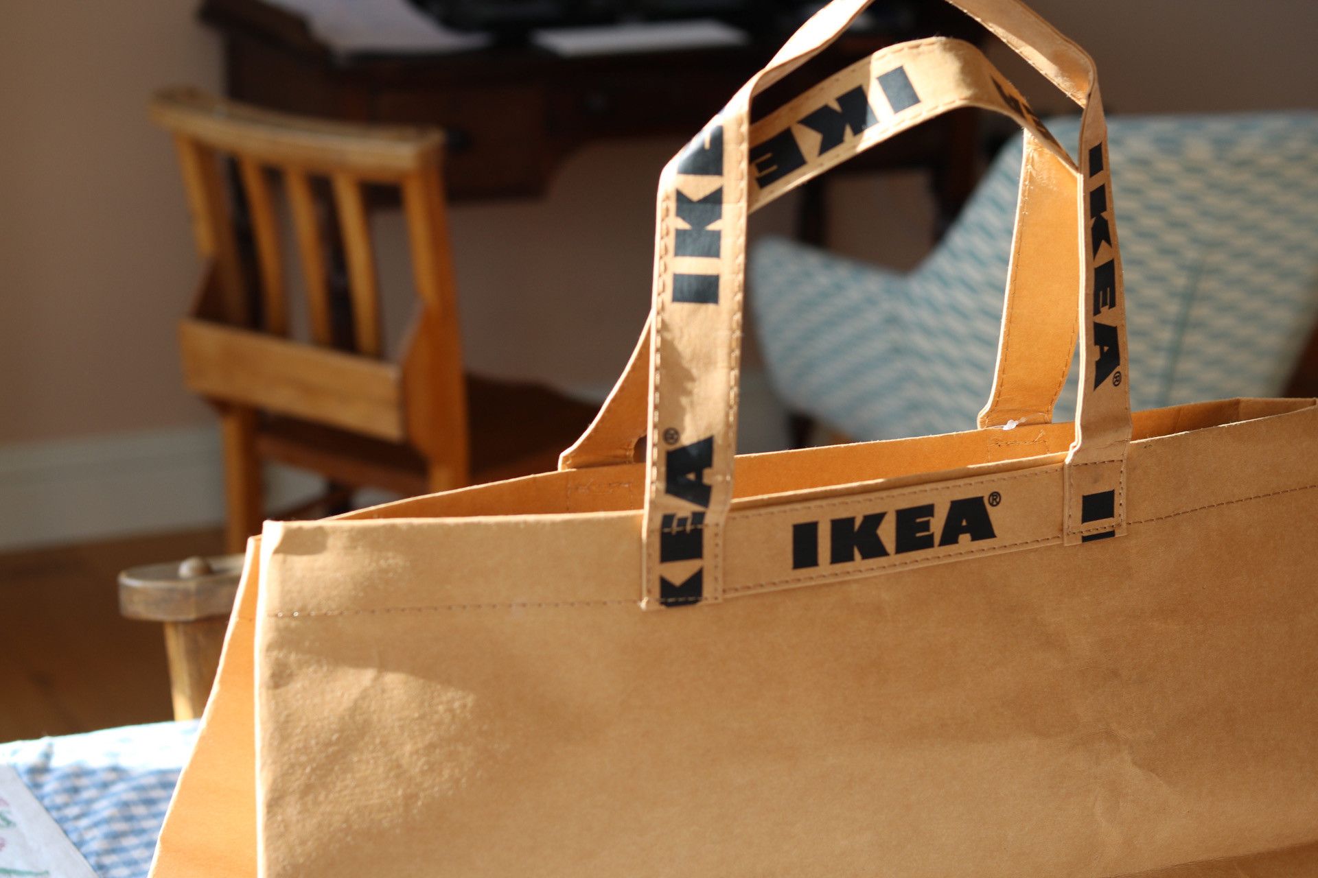Ikea × Virgil Abloh custom Virgil Abloh x Ikea makerad bag