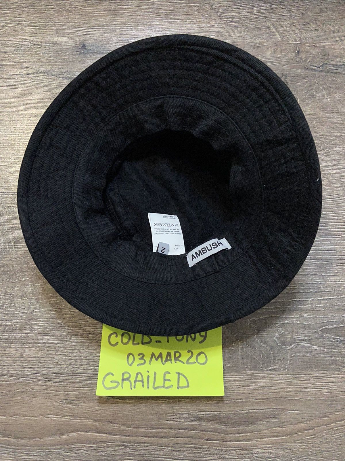 Ambush Design Ambush Embroidered Logo Bucket Hat Size ONE SIZE - 3 Thumbnail