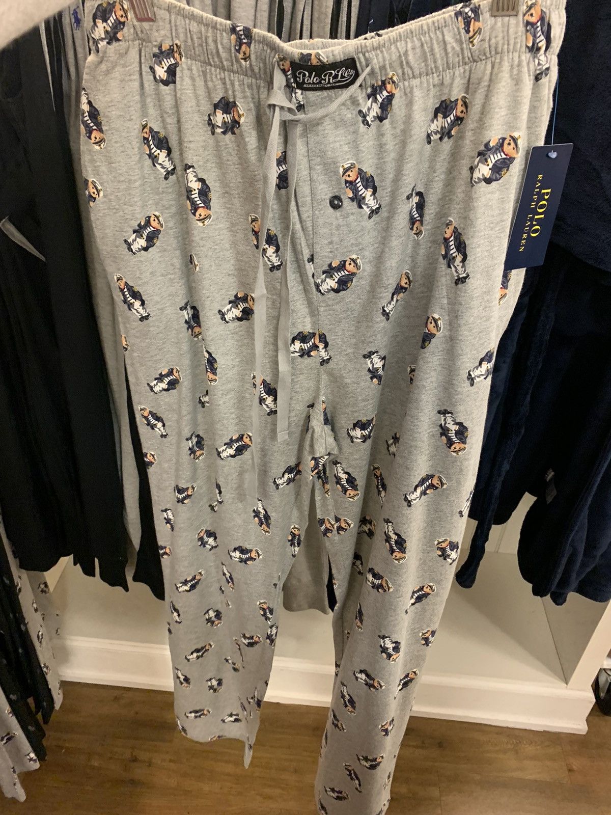 Polo Ralph Lauren Deadstock Polo Bear Sailor Bear Repeated Sweatpants Grailed