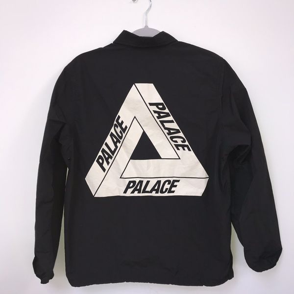 Palace Palace Tri-Ferg Black Coach Jacket | Grailed