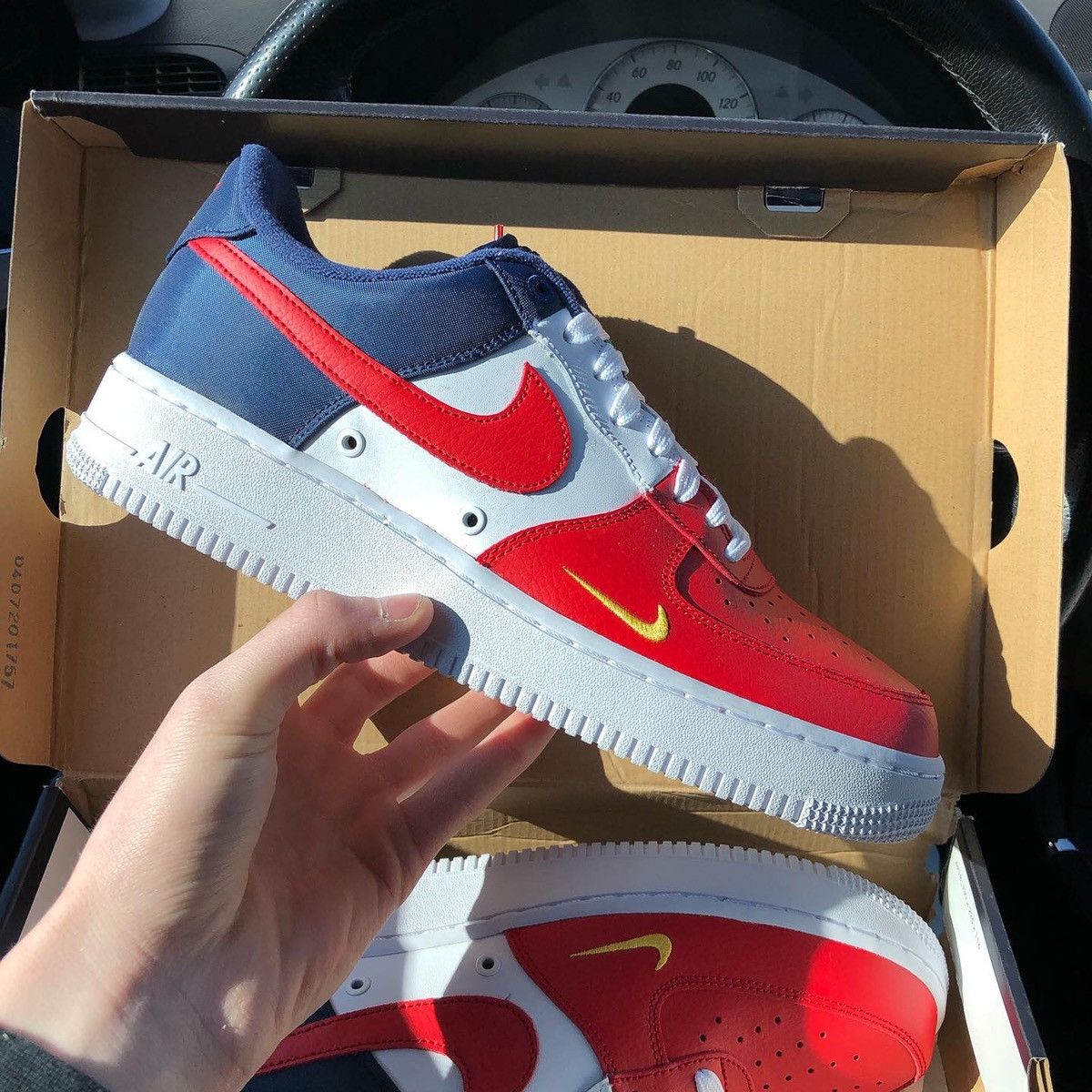 Nike Air Force 1 Low 07 LV8 4th of July 2017 Grailed