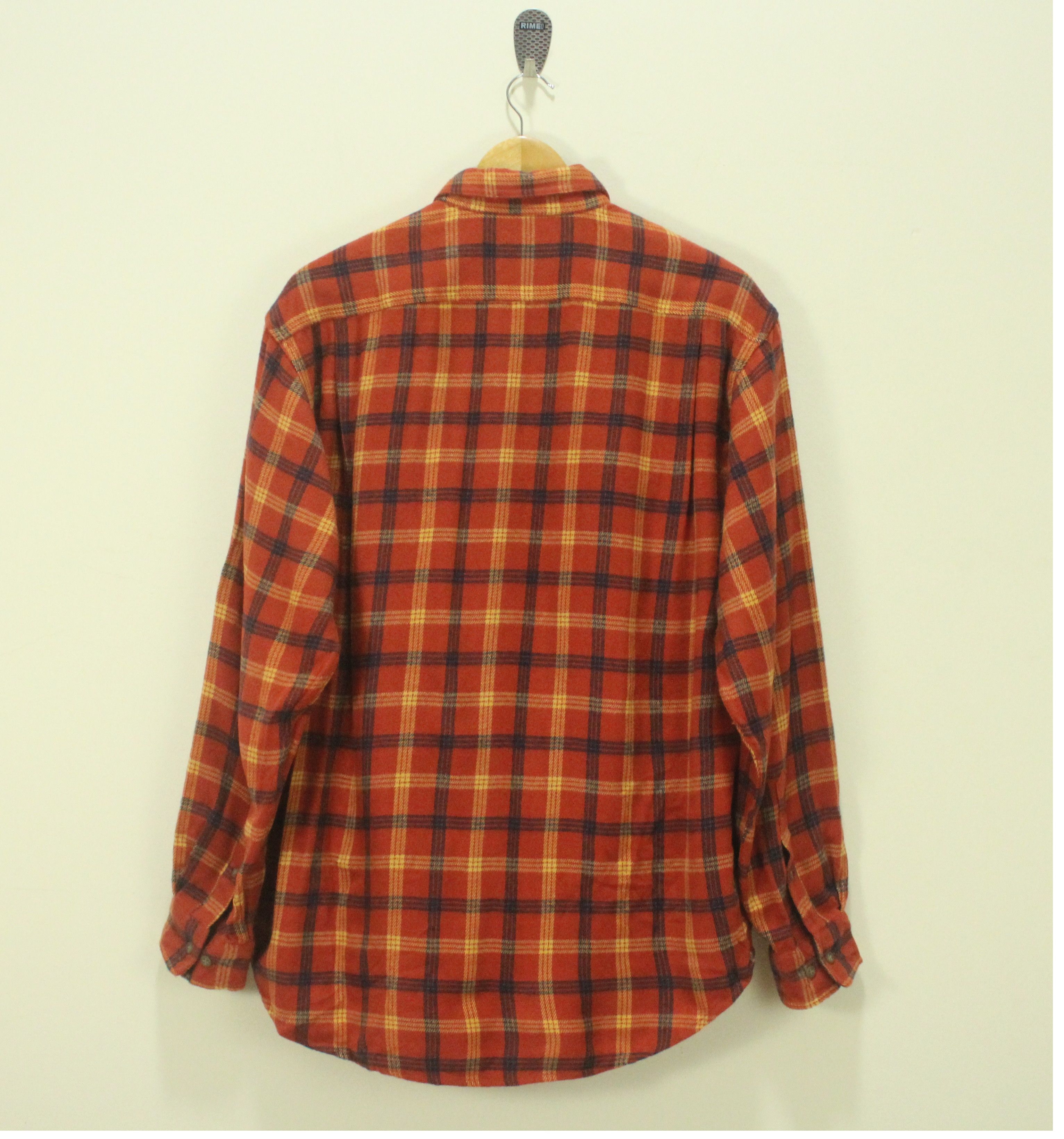 Japanese Brand × Uniqlo UNIQLO Shirt Flannel Plaid Acrylic Grunge Kurt Cobain Size US L / EU 52-54 / 3 - 3 Thumbnail