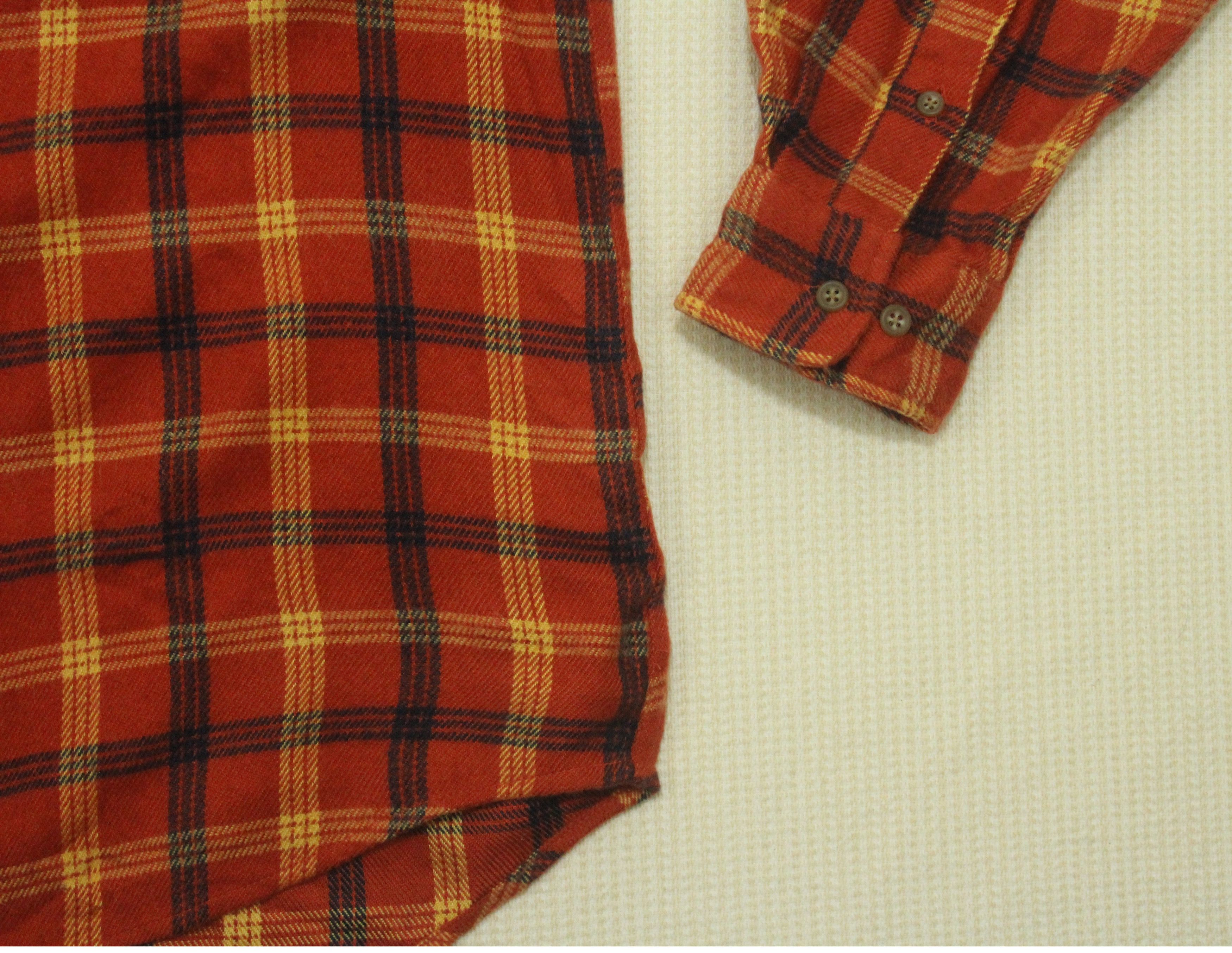 Japanese Brand × Uniqlo UNIQLO Shirt Flannel Plaid Acrylic Grunge Kurt Cobain Size US L / EU 52-54 / 3 - 4 Thumbnail