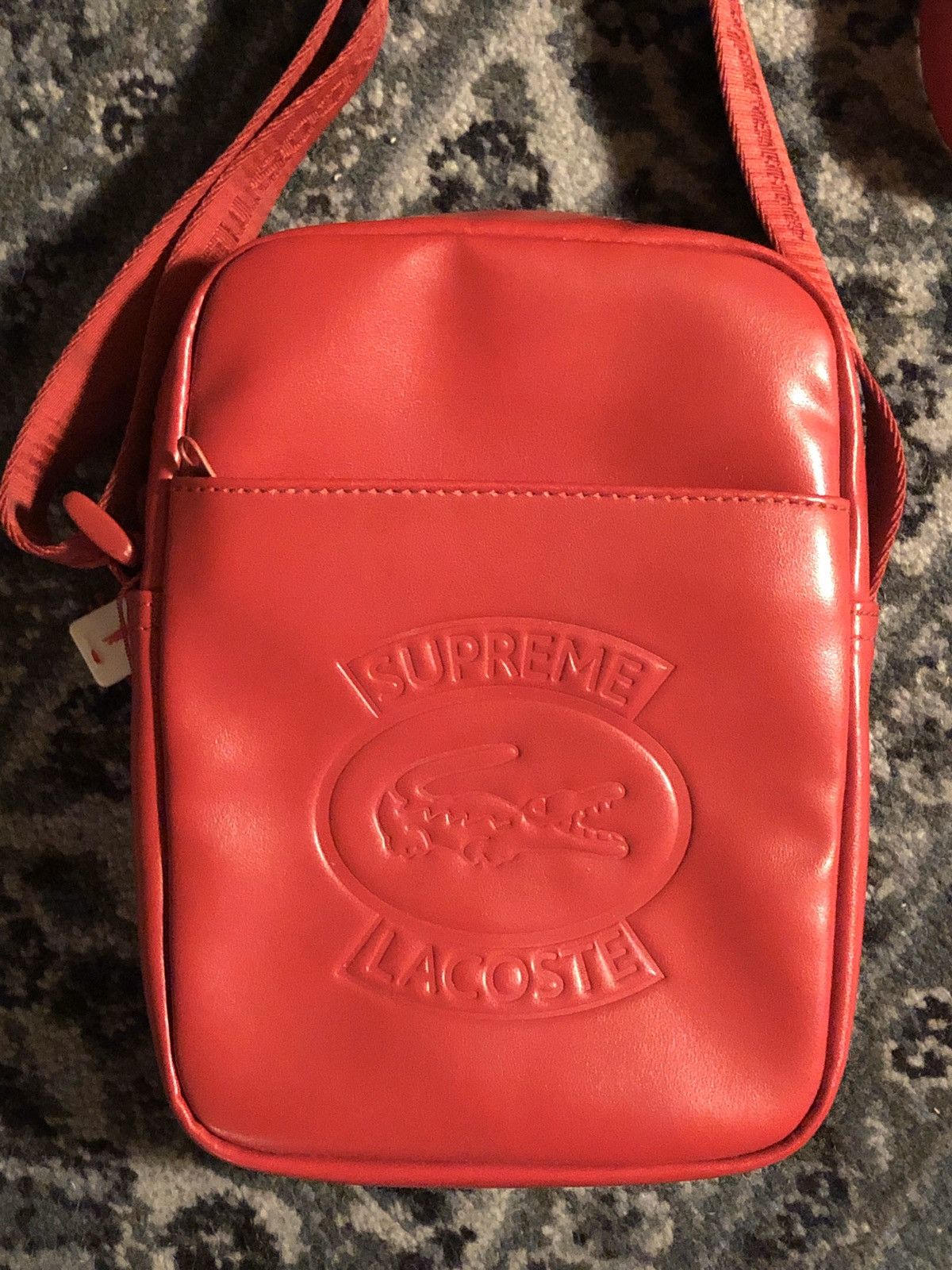 Lacoste Supreme Supreme Lacoste Red Shoulder Bag Grailed