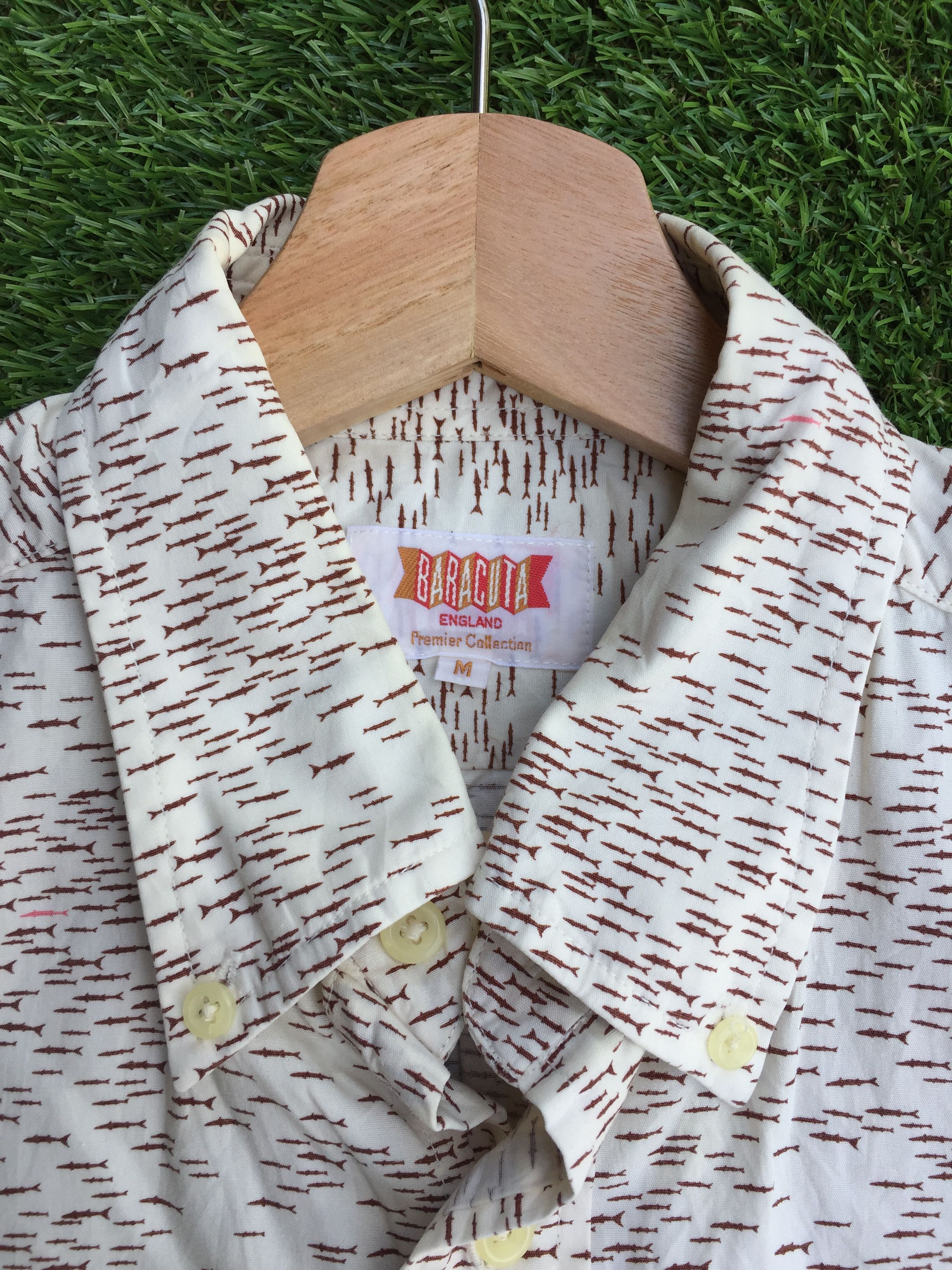 Baracuta RARE!! Vintage 90s Baracuta England Buttons Shirt Size US M / EU 48-50 / 2 - 3 Thumbnail