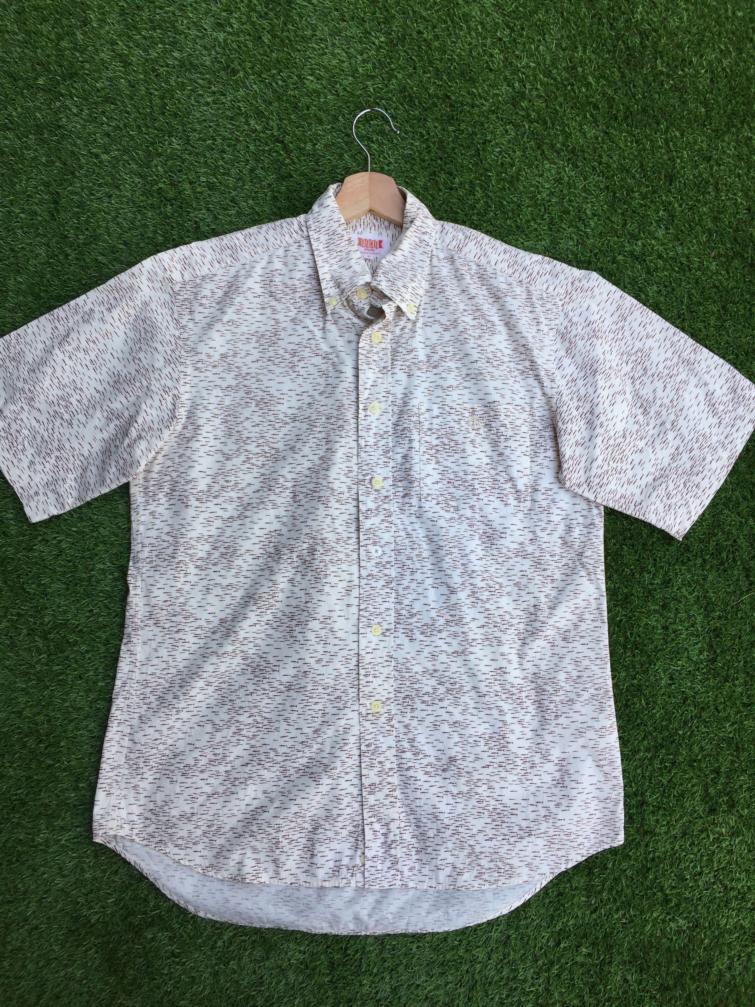 Baracuta RARE!! Vintage 90s Baracuta England Buttons Shirt Size US M / EU 48-50 / 2 - 1 Thumbnail