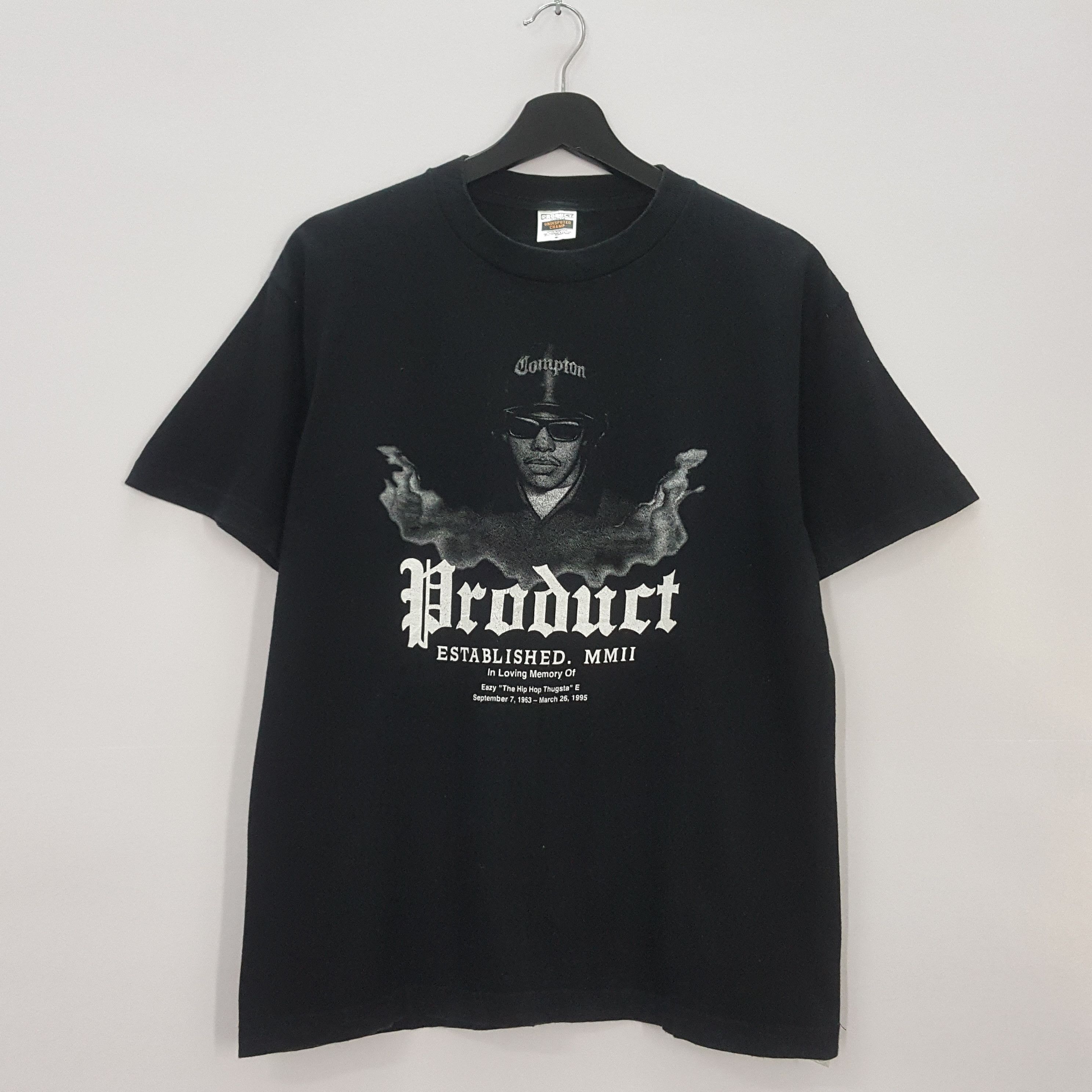 Vintage EAZY-E hip hop rap tees product design t-shirt