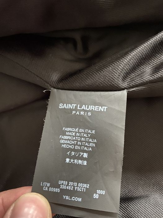 Saint Laurent Paris FW13 Oiled Calf L17 Jacket | Grailed