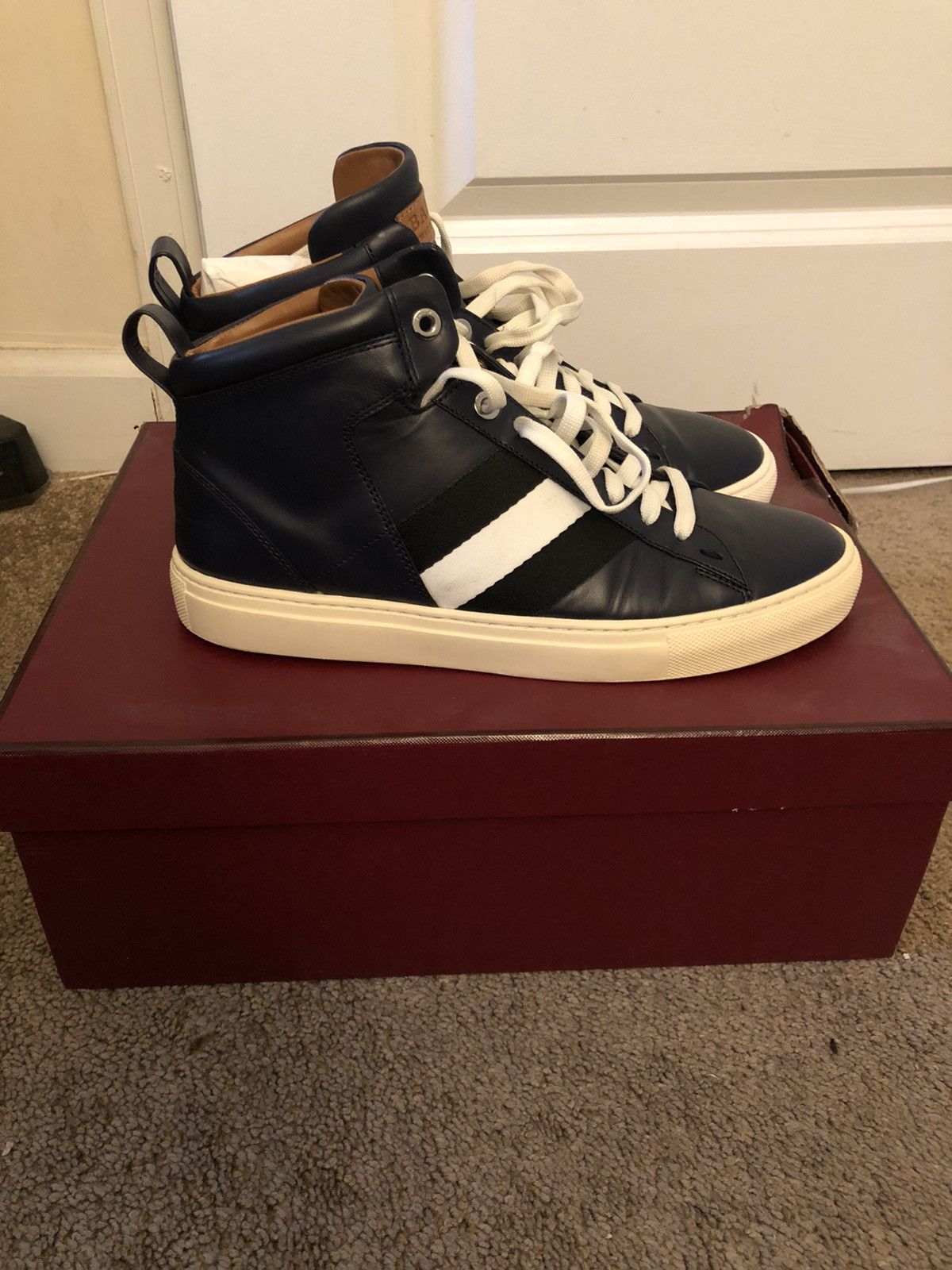 Bally Bally hedern leather mid-top sneaker Size US 8 / EU 41 - 3 Thumbnail