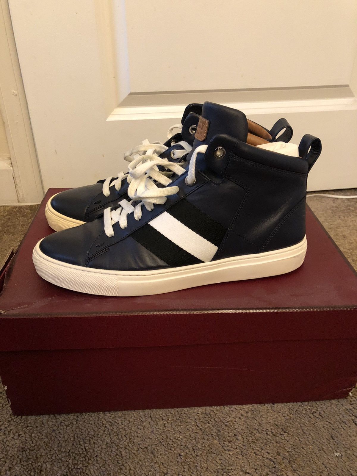 Bally Bally hedern leather mid-top sneaker Size US 8 / EU 41 - 2 Thumbnail