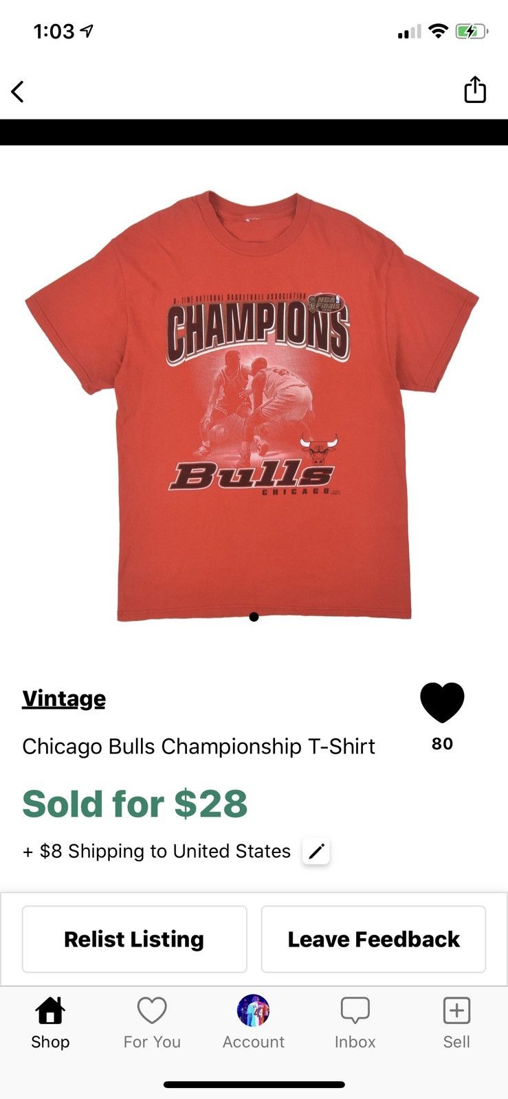Vintage Vintage Bulls t-shirt (Lil Yachty closet collection) Size US XL / EU 56 / 4 - 1 Thumbnail