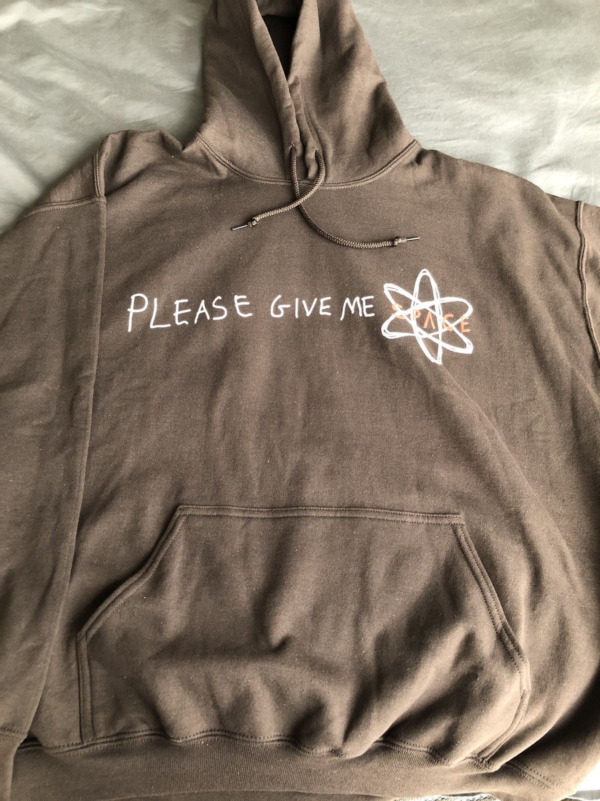 Travis Scott Space Village x Travis Scott “Give Me Space” Hoodie Brown |  Grailed