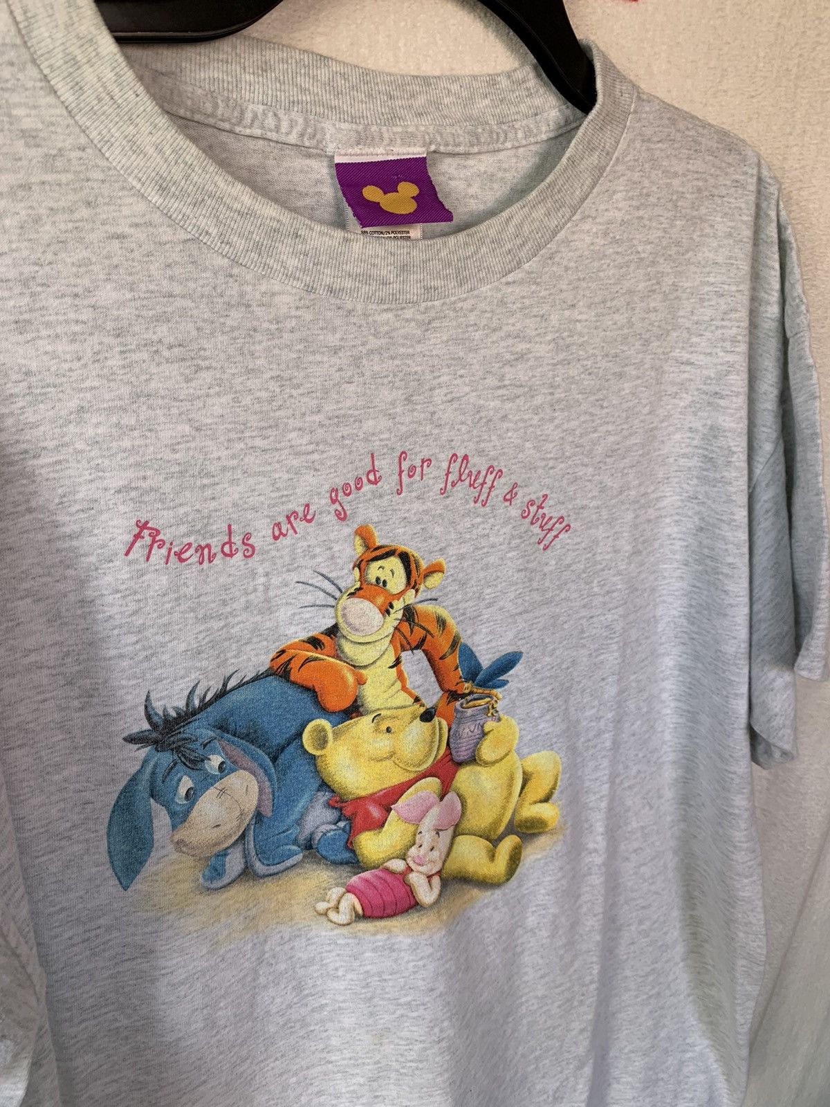 Disney Vintage Disney Winnie The Pooh Tigger Friends Tee Shirt Size US XL / EU 56 / 4 - 2 Thumbnail