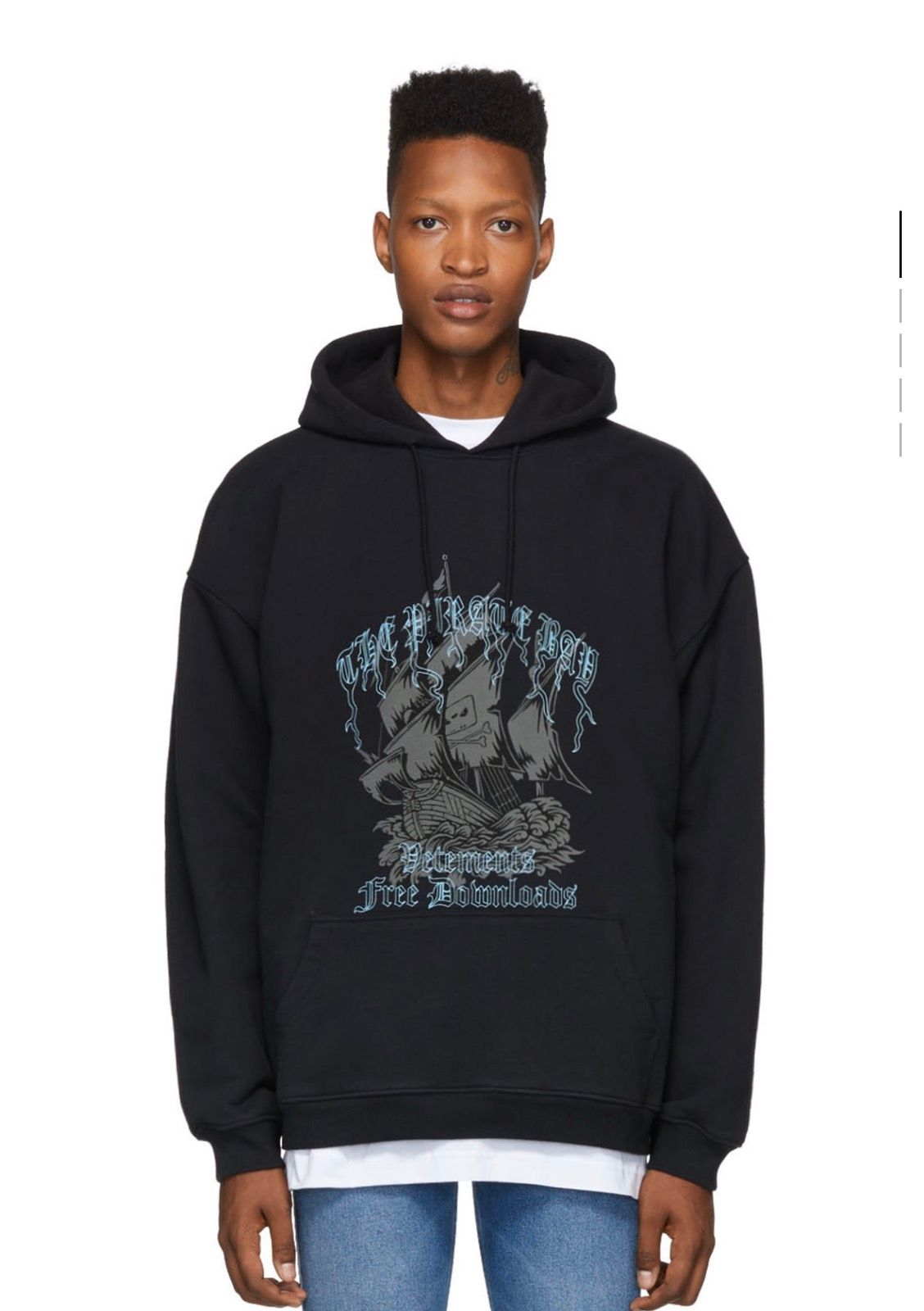 Vetements FW19 The Pirate Bay Hoodie | Grailed