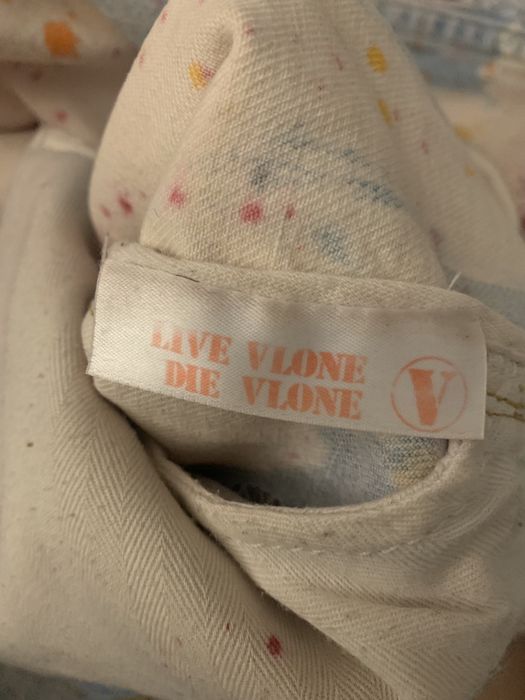 Vlone Sample Splatter Paint Denim | Grailed
