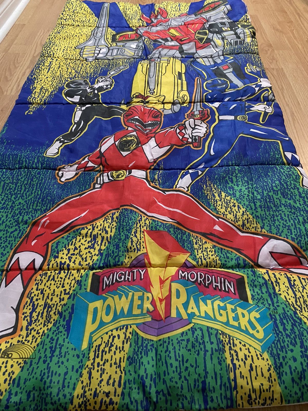 Vintage 1994 power rangers sleeping bag | Grailed