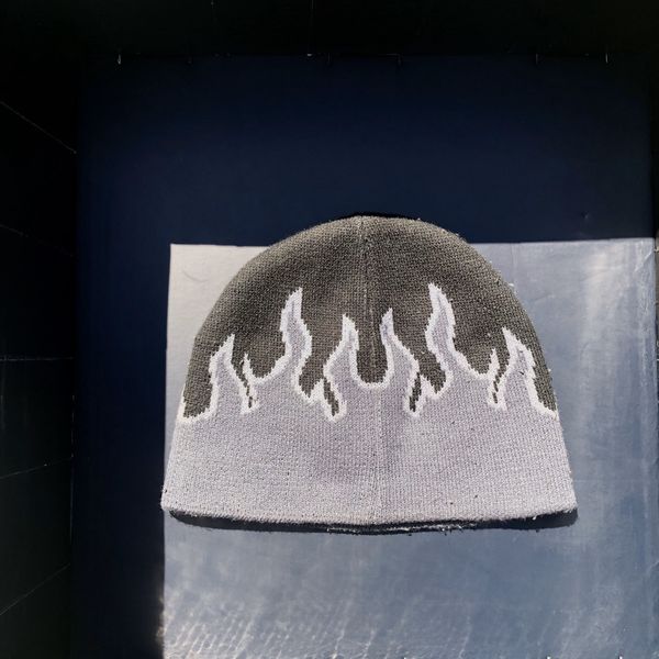 Asap Rocky ASAP Illz Disco Inferno Grey Flame Beanie | Grailed