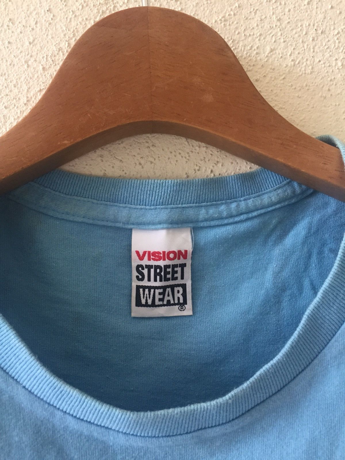 Vision Streetwear × Welcome Skateboards Rare Vision Streetwear Aggressor Skateboard Overprint Tees Size US L / EU 52-54 / 3 - 4 Thumbnail