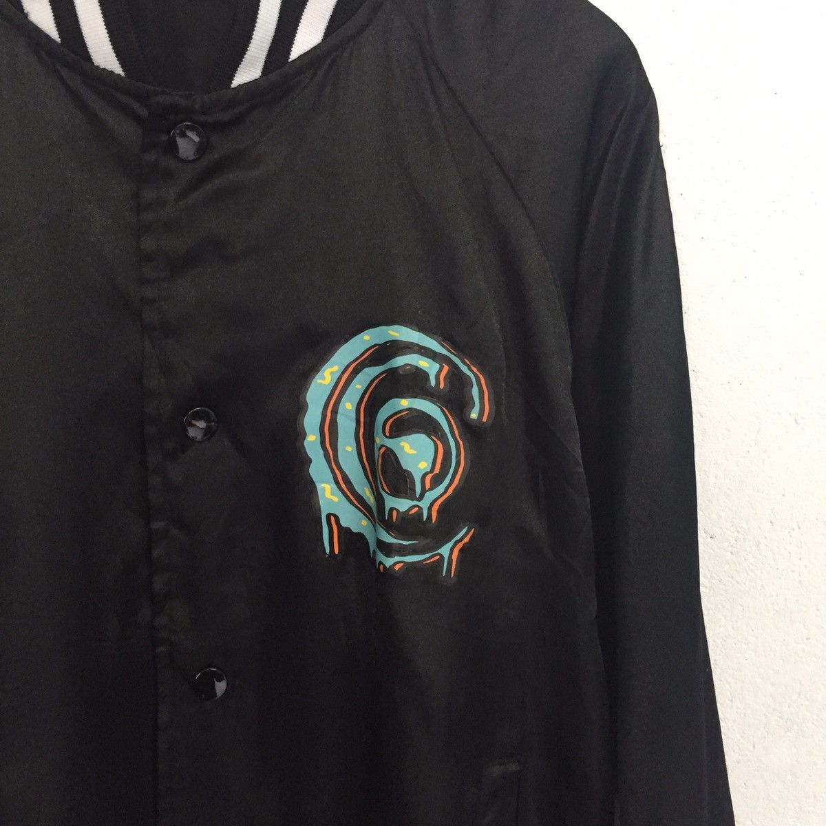 Japanese Brand Black Crossfaith Button Varsity Jacket Style Size US S / EU 44-46 / 1 - 8 Thumbnail