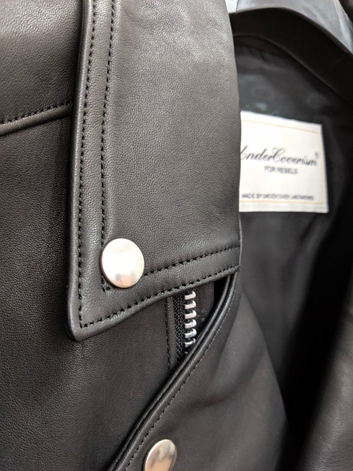Undercover AW13 Thom Yorke lambskin double rider (Size 2) Size US M / EU 48-50 / 2 - 8 Thumbnail