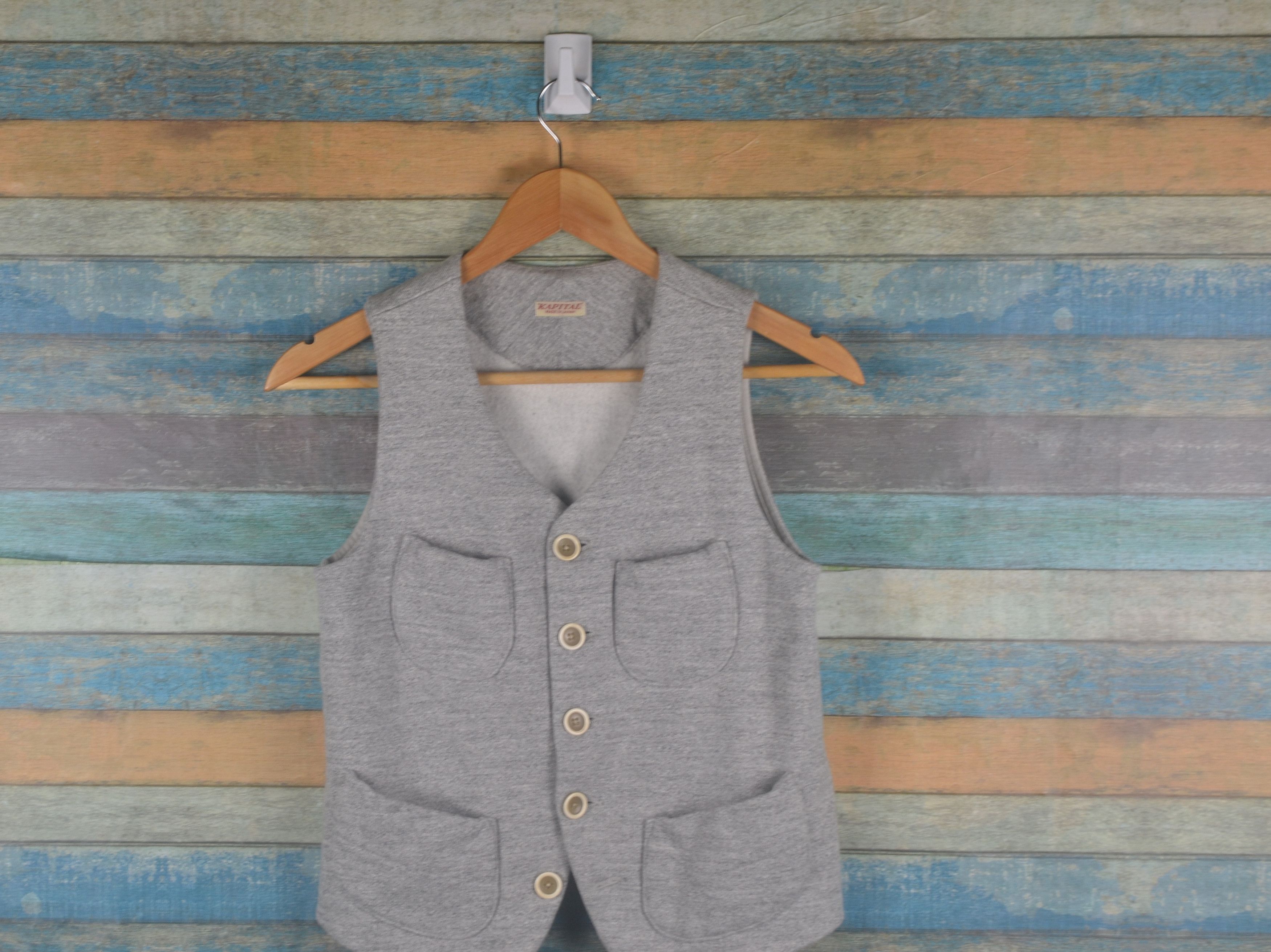 Kapital vest jacket grey japan Outerwear