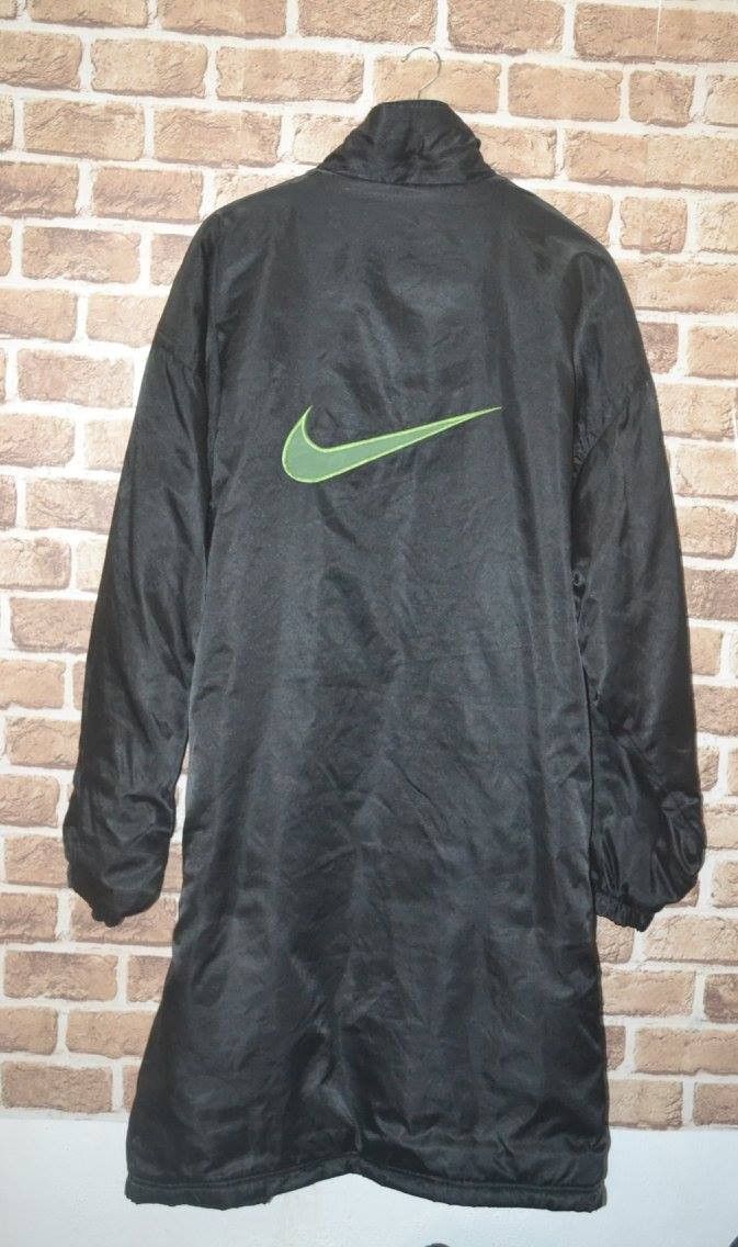 Vintage 90s Nike big logo swoosh coach long jacket