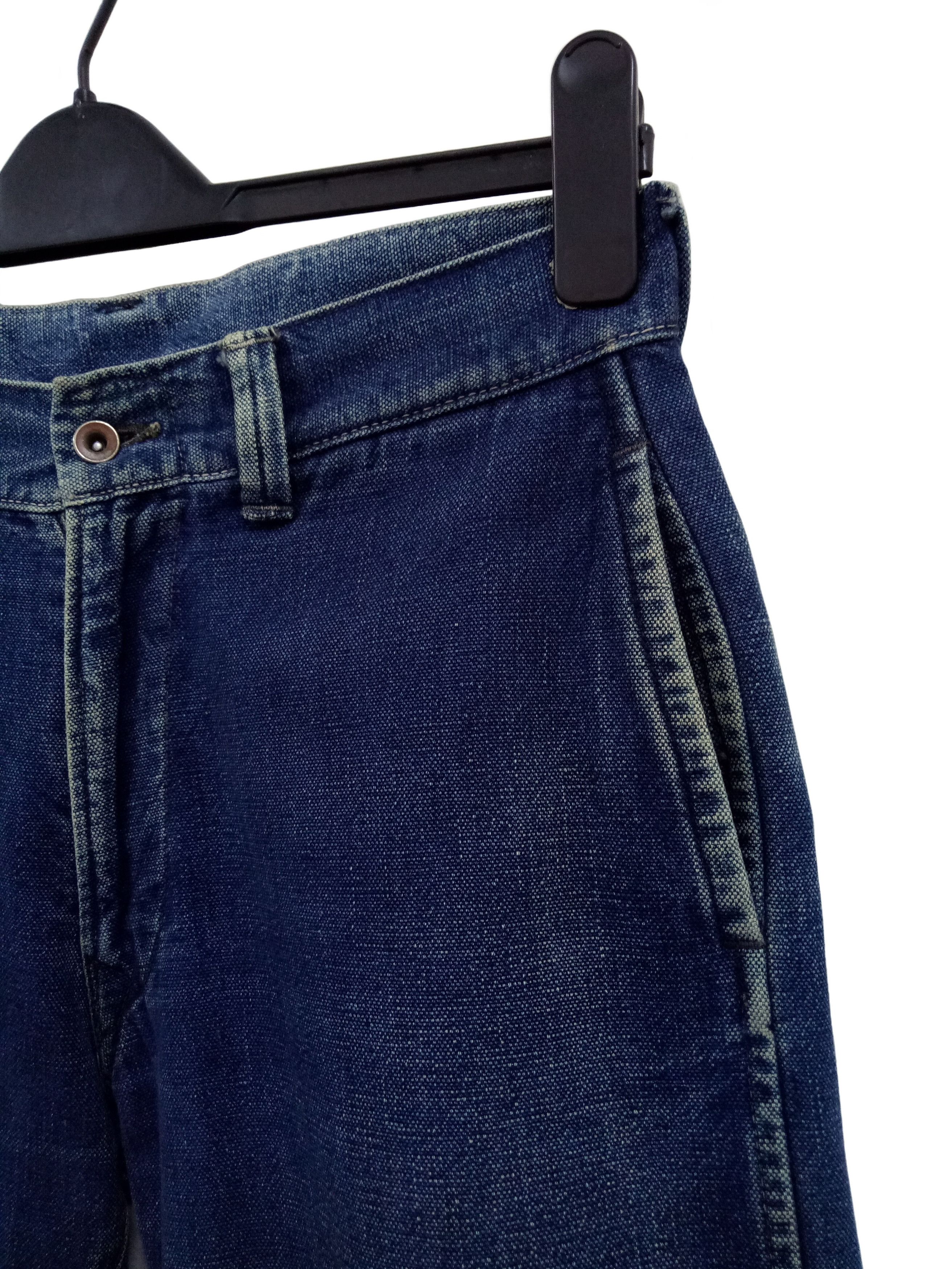 45rpm 🔥🔥🔥45RPM Natural Indigo Dyed Denim Jeans Rare Design Size US 28 / EU 44 - 11 Thumbnail